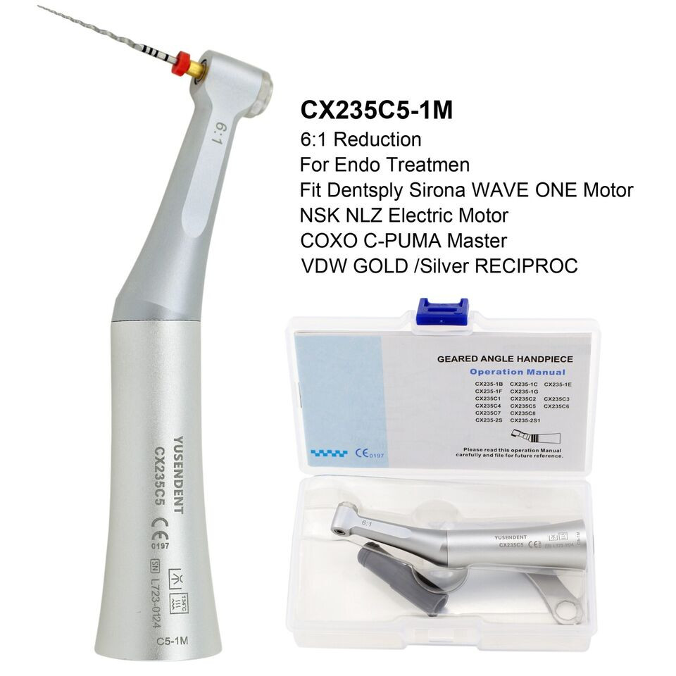 COXO Dental Slow Speed Handpiece 6:1/8:1 Endo 1:5 Electric 1:1 Contra Angle NSK