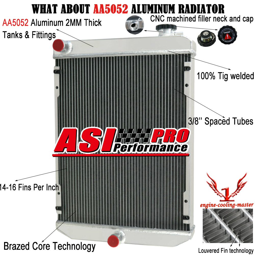 For Bobcat Excavator 430 430D 435 435G 435D 6679831 Aluminum 3-Row Core Radiator