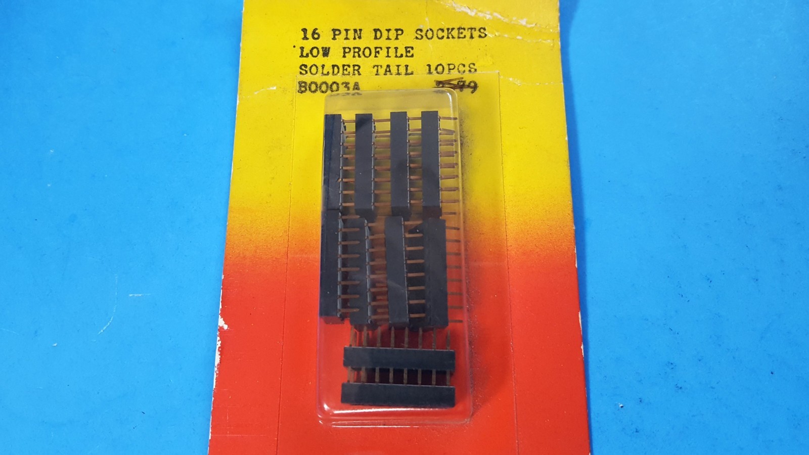 10 pcs- 16pin DIP SOCKETS, DOWPAK, B0003A