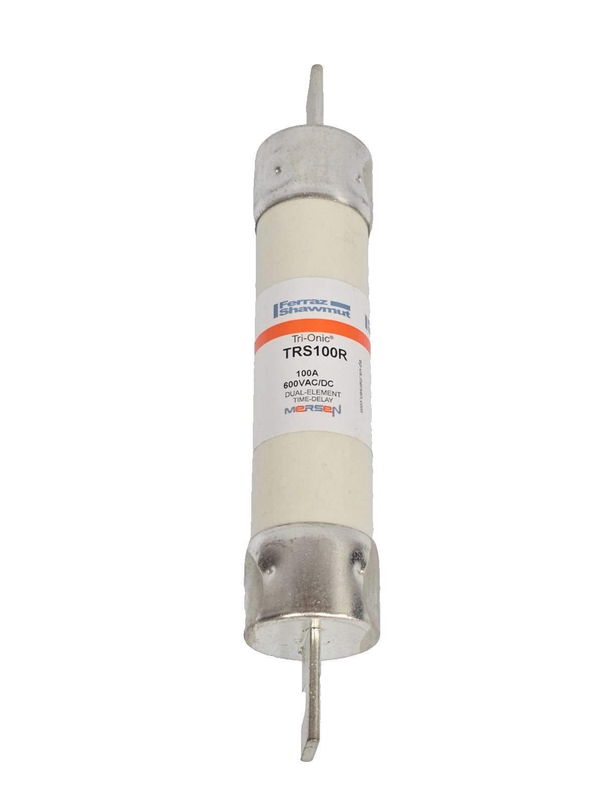 New Ferraz Shawmut Tri-Onic 100 Amp Dual-Element Time-Delay Fuse 600V TRS100R
