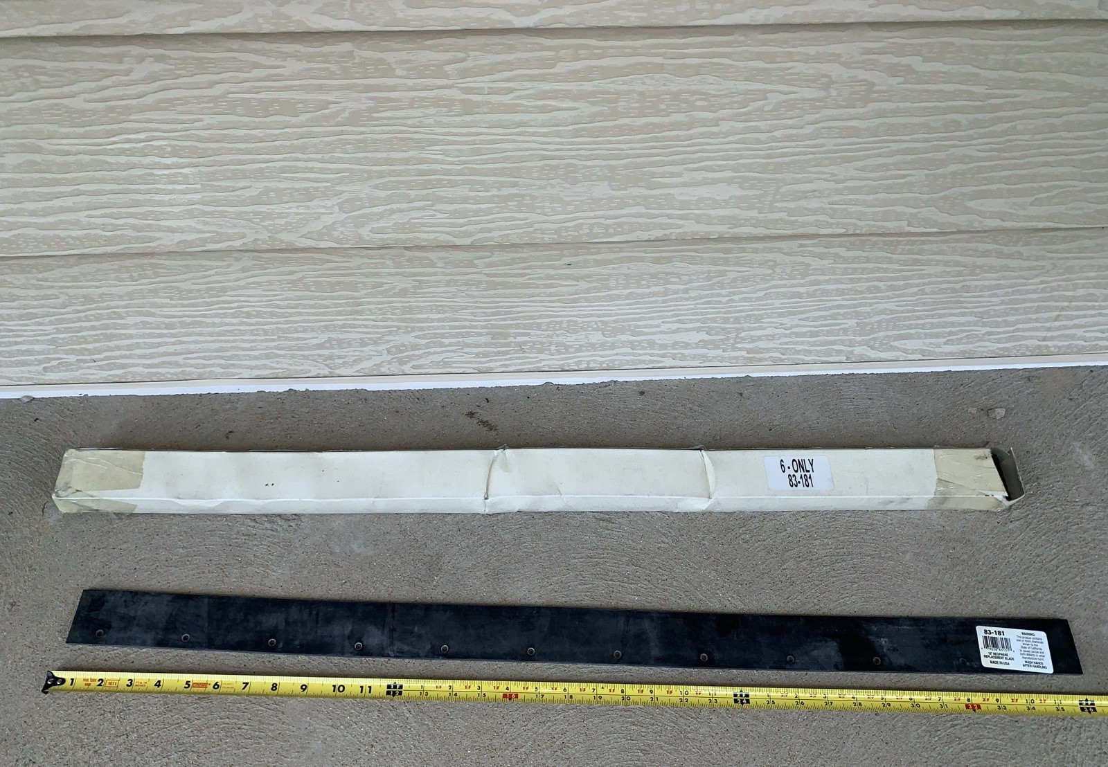 (5) EACH 36″ replacement blade squeegee neoprene #83-181 unused for standard