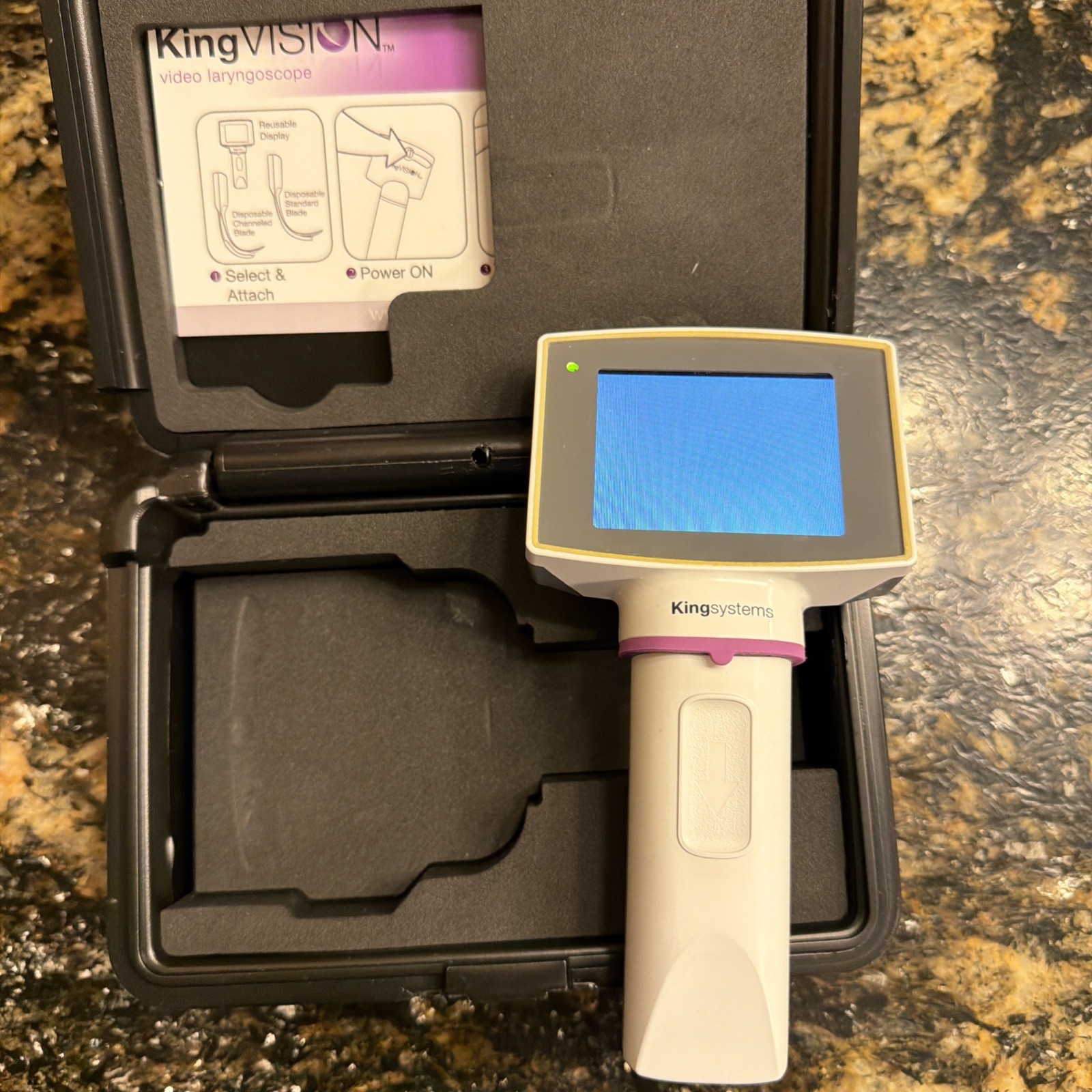 2 King System Vision Video Laryngoscope Replacement Display Screen Monitor