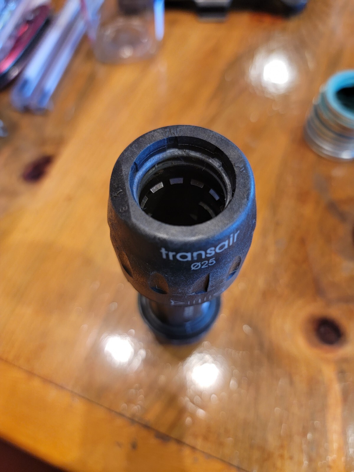 Transair 6606 25 00 Union Connector,For 25Mm Tubing