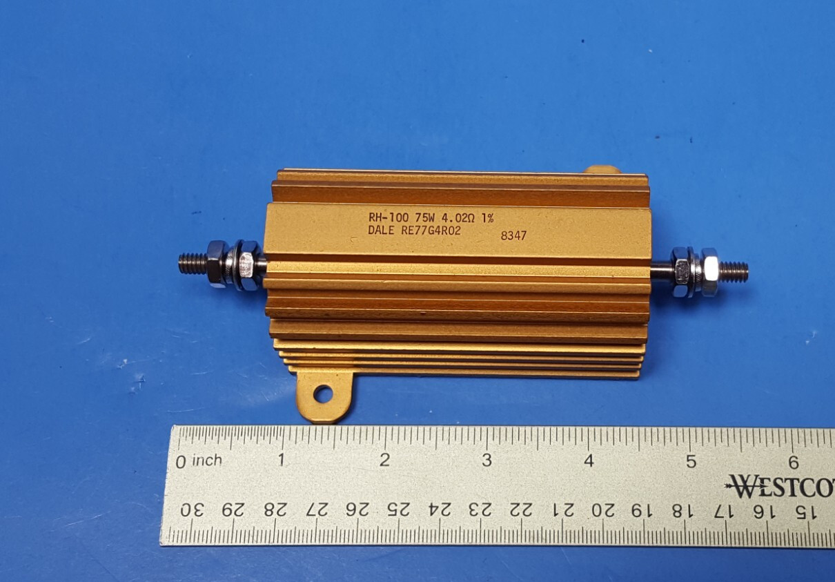 Power Resistor,RE77G4R02, DALE, 4.02 ohm, 75W, 1%,5905-00-407-0205, RH-100