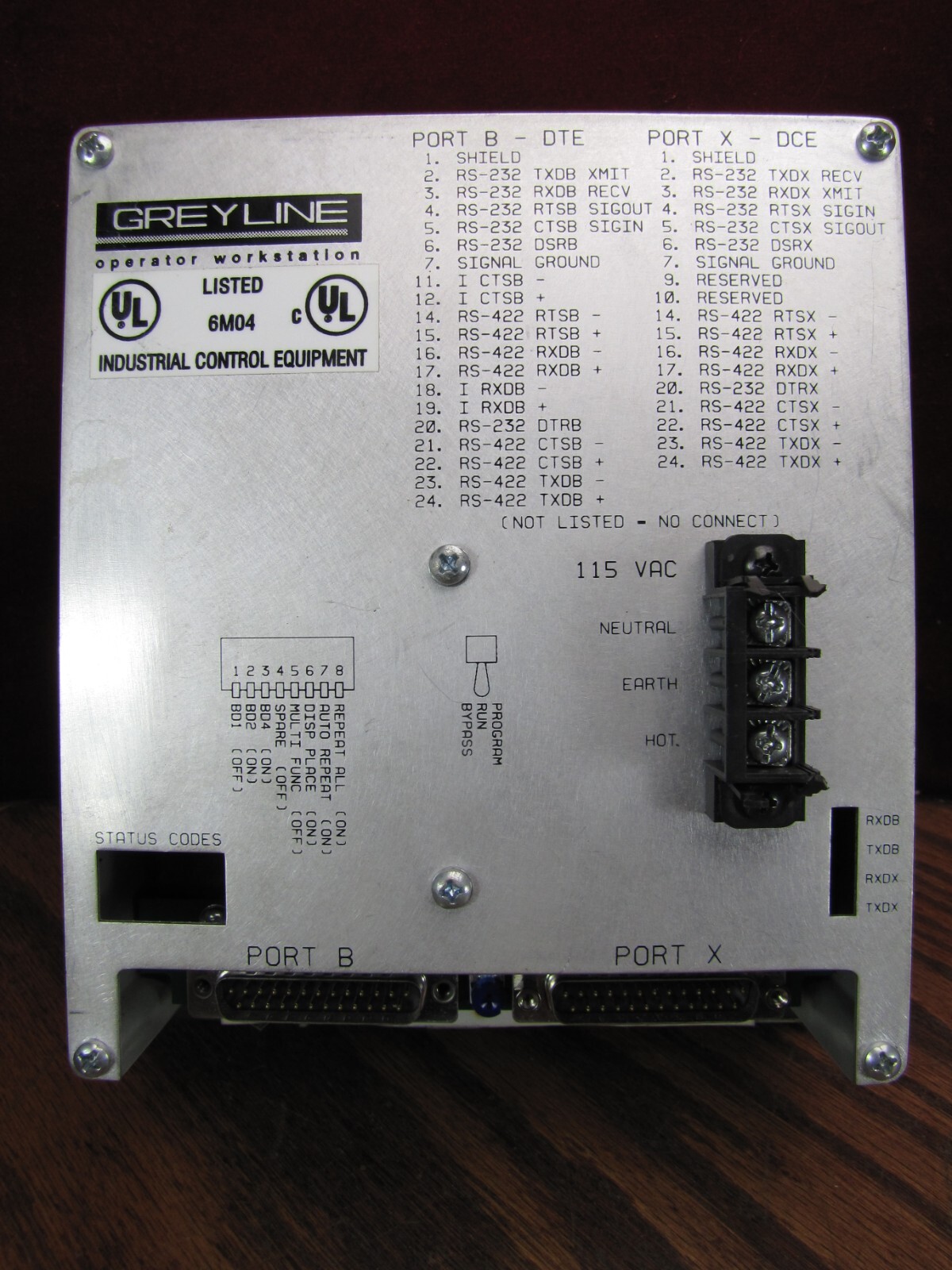Cincinnati DynaComp 2024-128-C Greyline Operator Interface Workstation