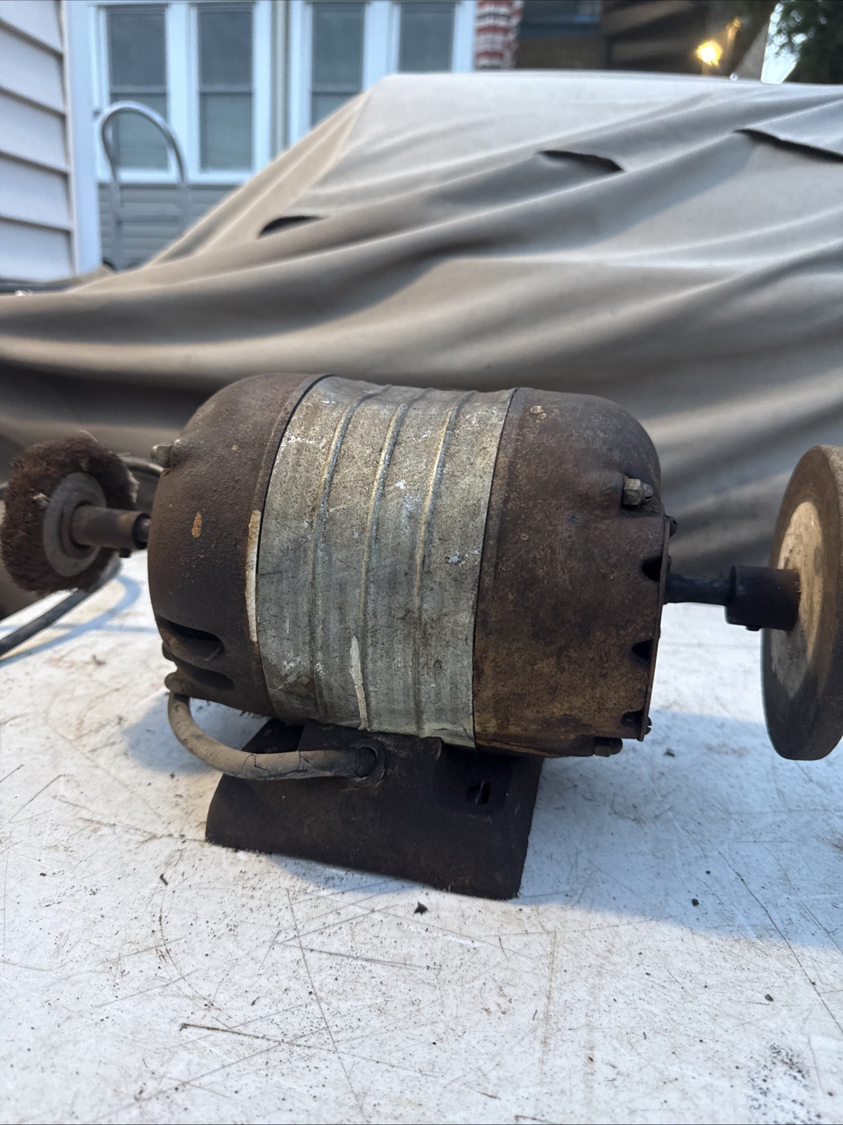 VINTAGE Craftsman 115v electric motor 1/2 hp/1750 RPM Model 115.6962. Needs Cord
