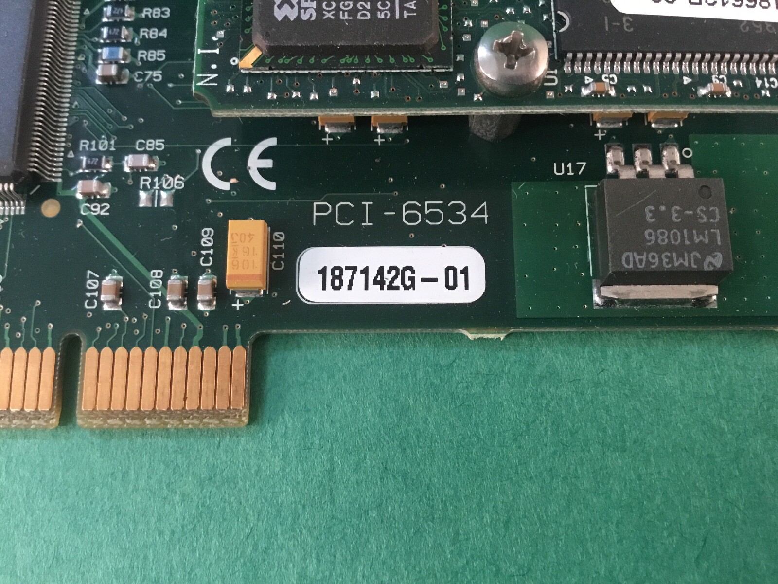 National Instruments PCI-6534 I/O DAQ Data Acquisition Card 187142G-01