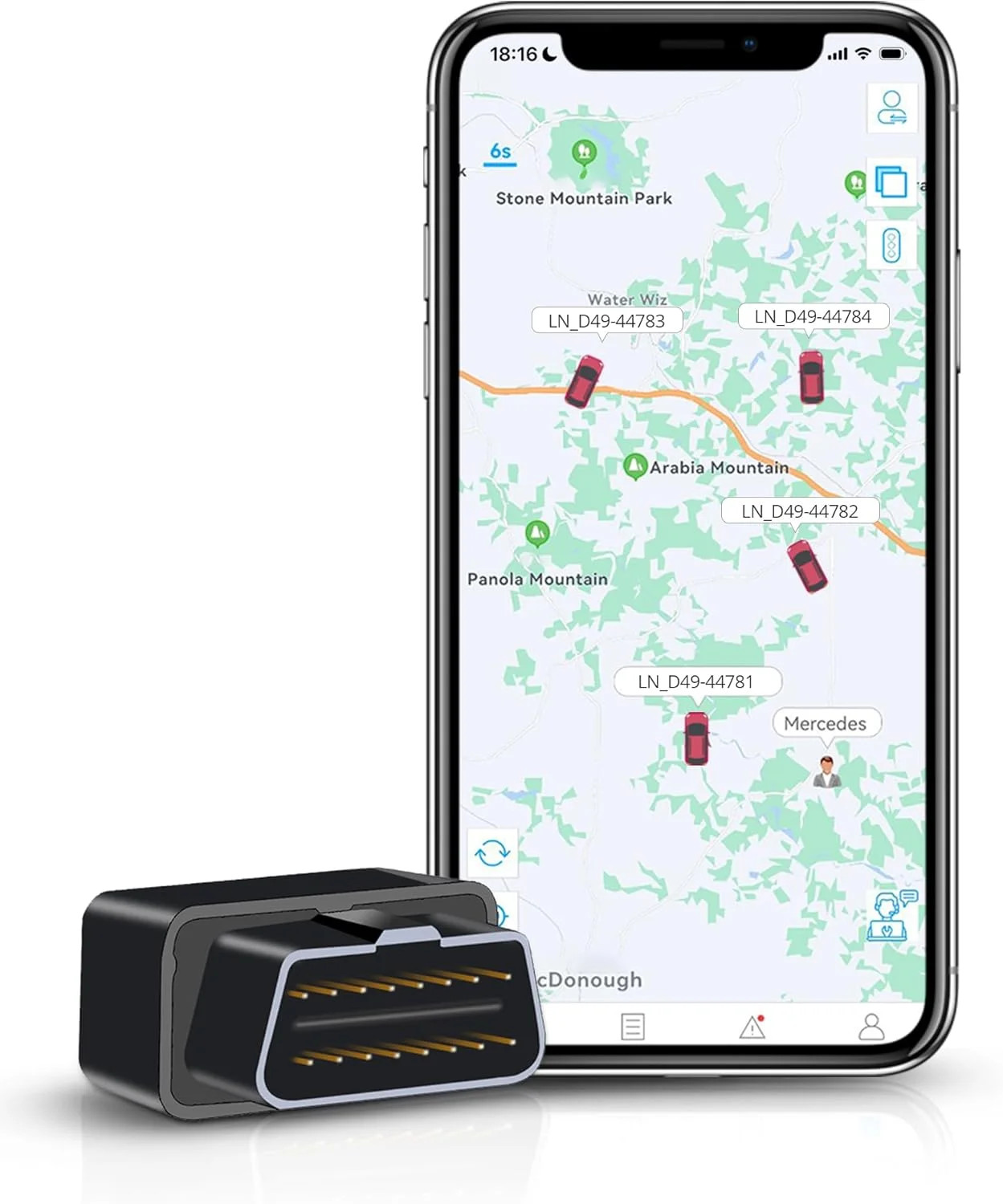 OBD2 GPS Tracker Real Time Vehicle Tracking Device OBD II Car Truck Locator US