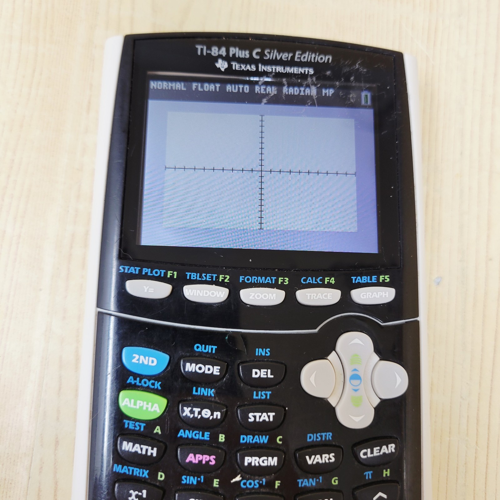TI-84 Plus C Silver Edition Graphing Calculator (Black) SCRATCHES ON SCREEN