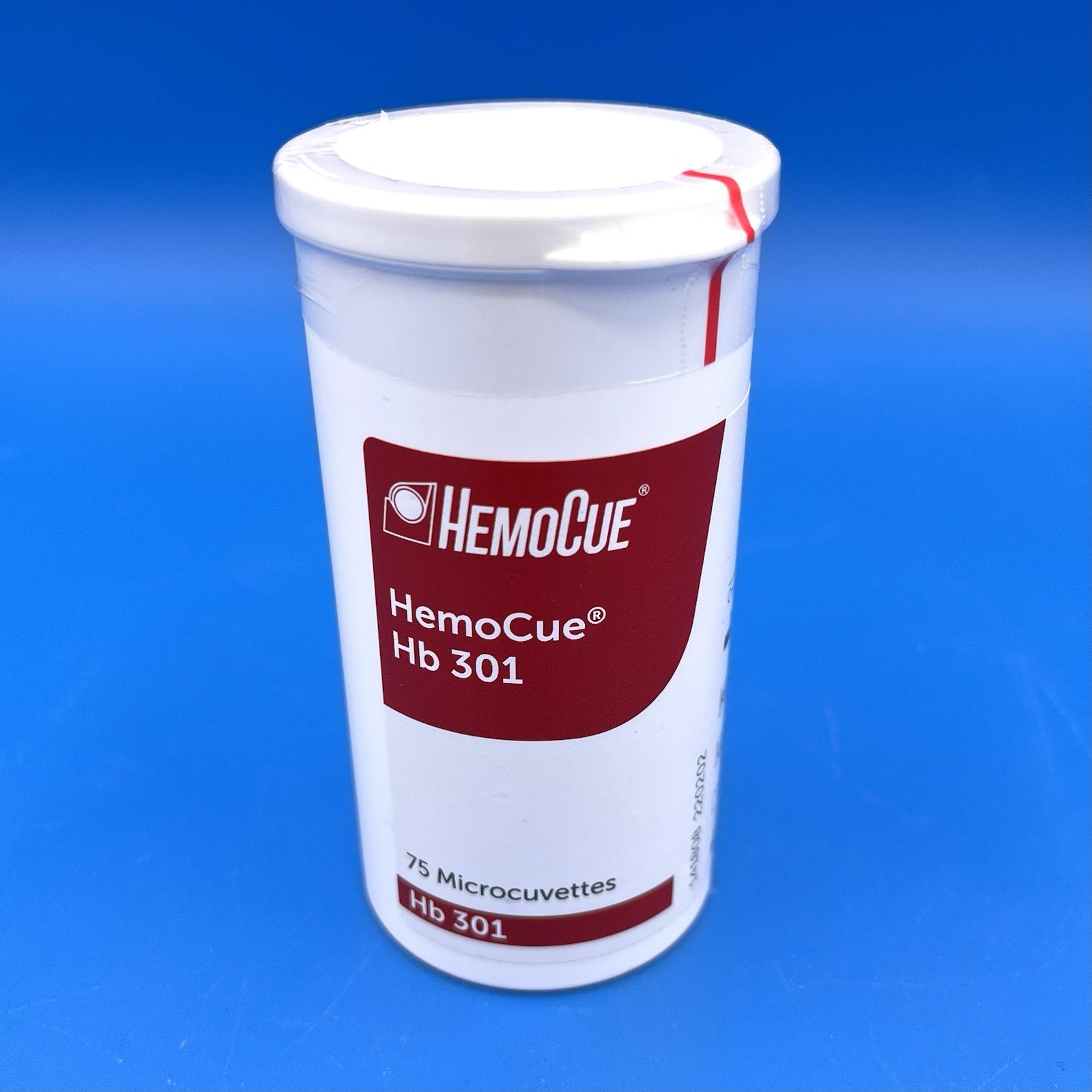 HemoCue Hb 301 Microcuvettes, 75 total. 09/2026