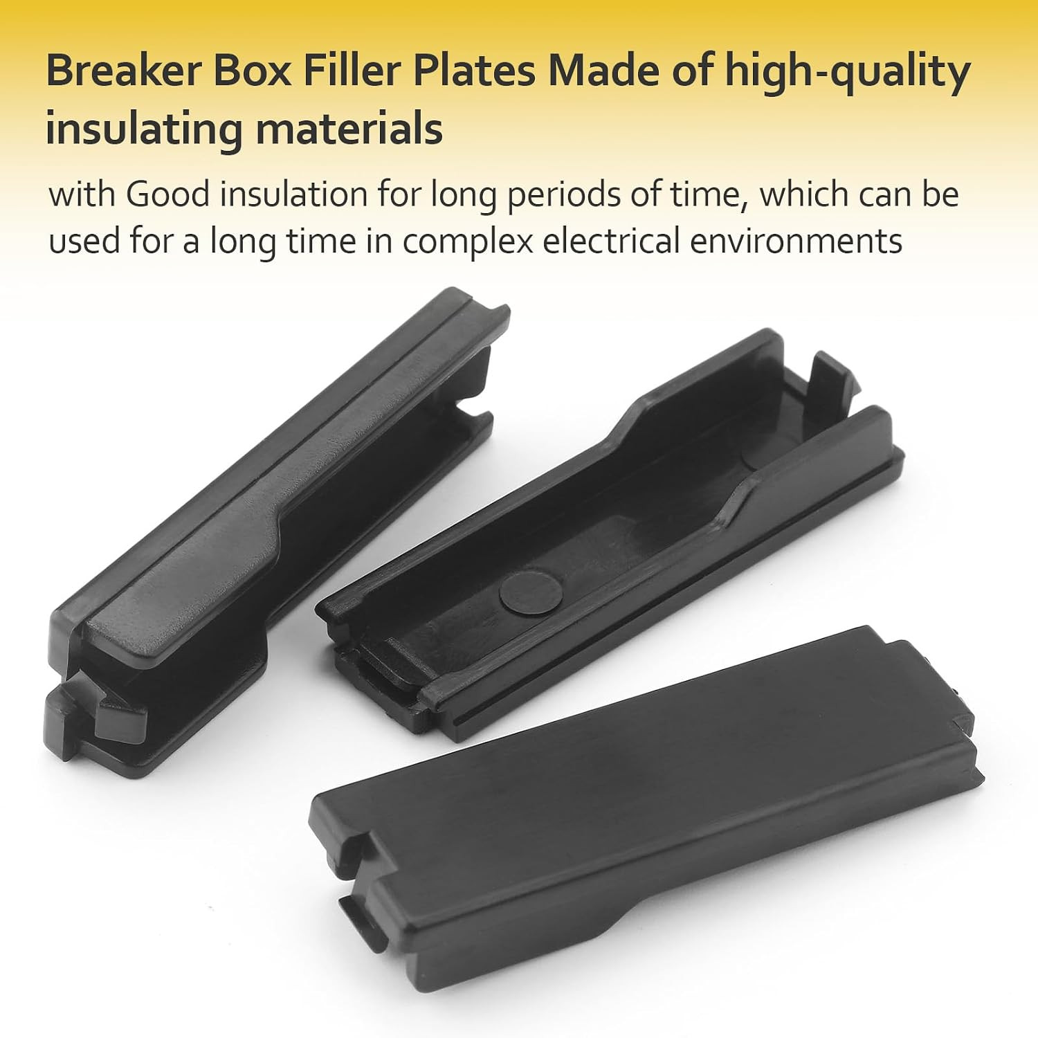 Circuit Breaker Filler Plate for 0.7-In Eaton Cutler Hammer Panel, 10 Pack | for