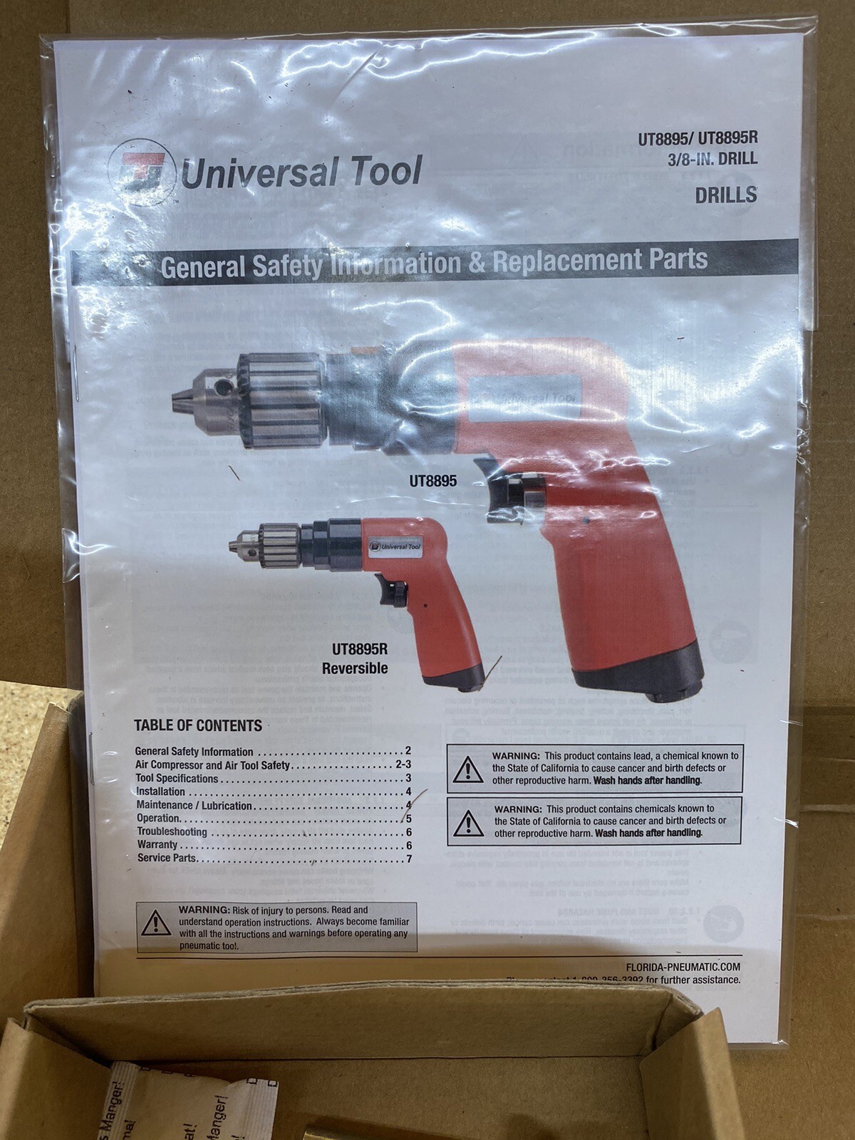 Universal Tool UT8895 3/8″ Pistol Drill