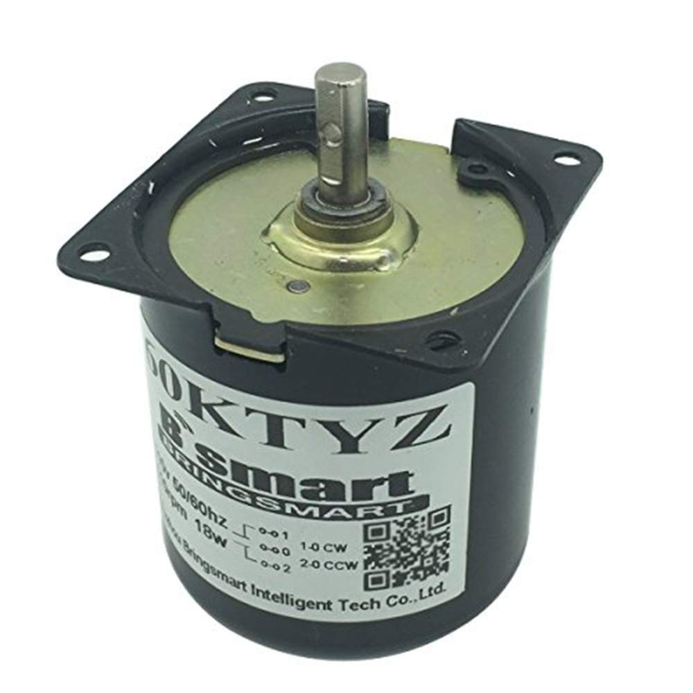 Bringsmart 60ktyz 110V 110rpm Ac Motor Low Noise Gearbox Electric