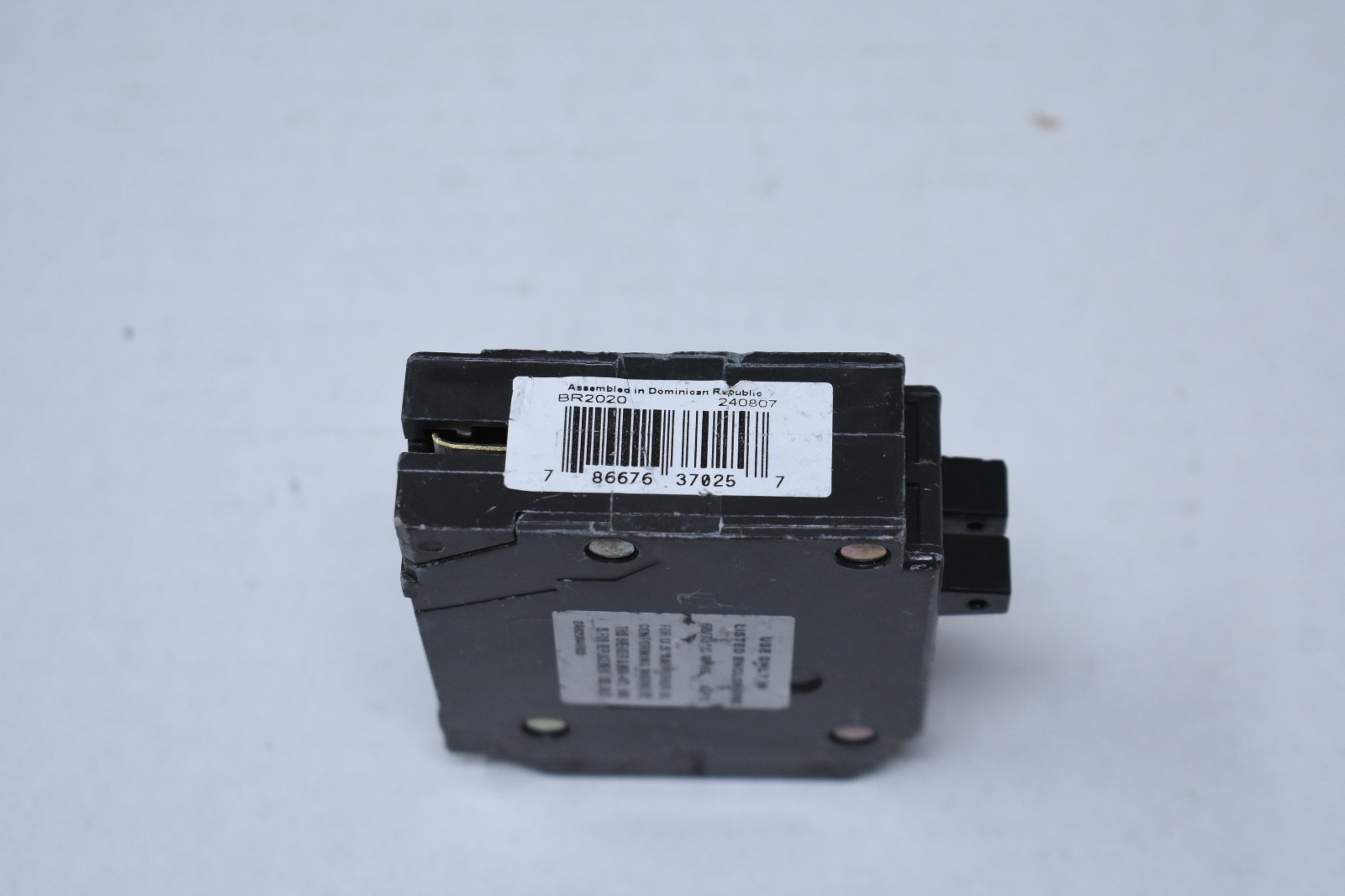 Eaton BR2020 20 Amp Double Pole 240V Plug-In Standard Trip Circuit Breaker
