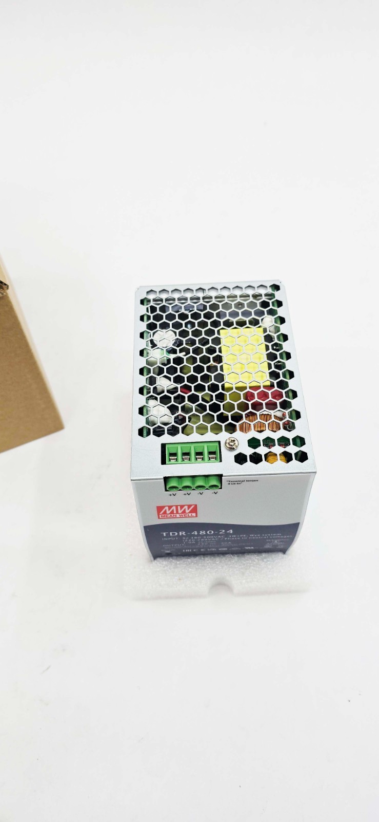 Mean Well TDR-480-24 Single Output Industrial Power Supply 480W 24V – DIN Rail