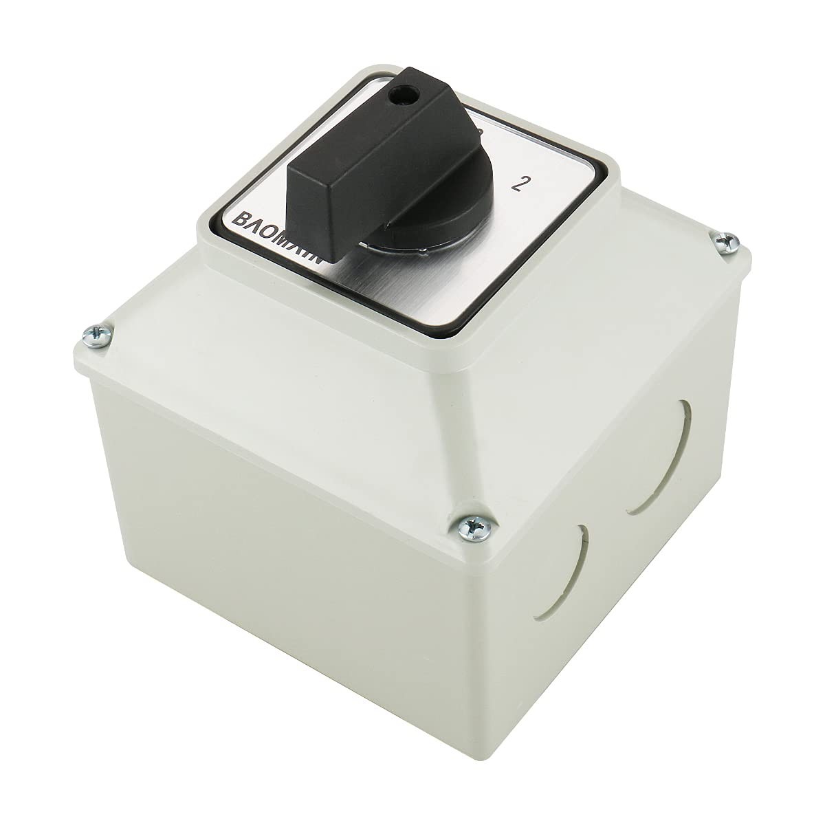 3 Phase Rotary Changeover Switch 40A 660V,3 Position 1-0-2 12 Terminal Univer…