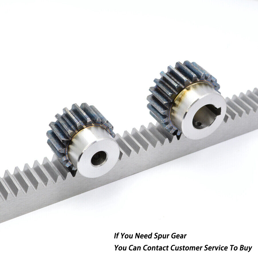 1/1.5/2/2.5/3/4/5 Module Spur Gear Racks For CNC Linear Motion Long 500mm 1000mm