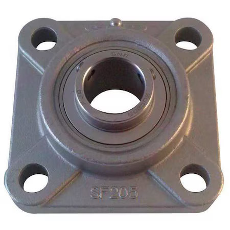 Ntn Sucf206-20 Flange Bearing, 4-Bolt, Ball, 1-1/4″ Bore