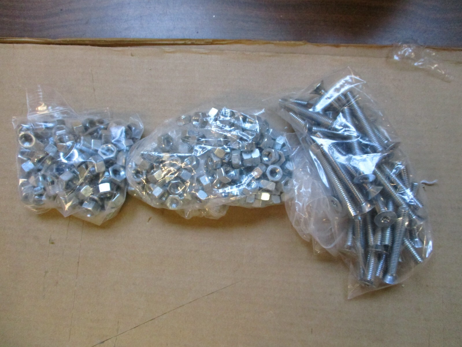25 LBS BULK ASSORTED LOOSE STEEL FASTENERS NUTS/BOLTS/SCREWS/WASHERS NOT MIXED