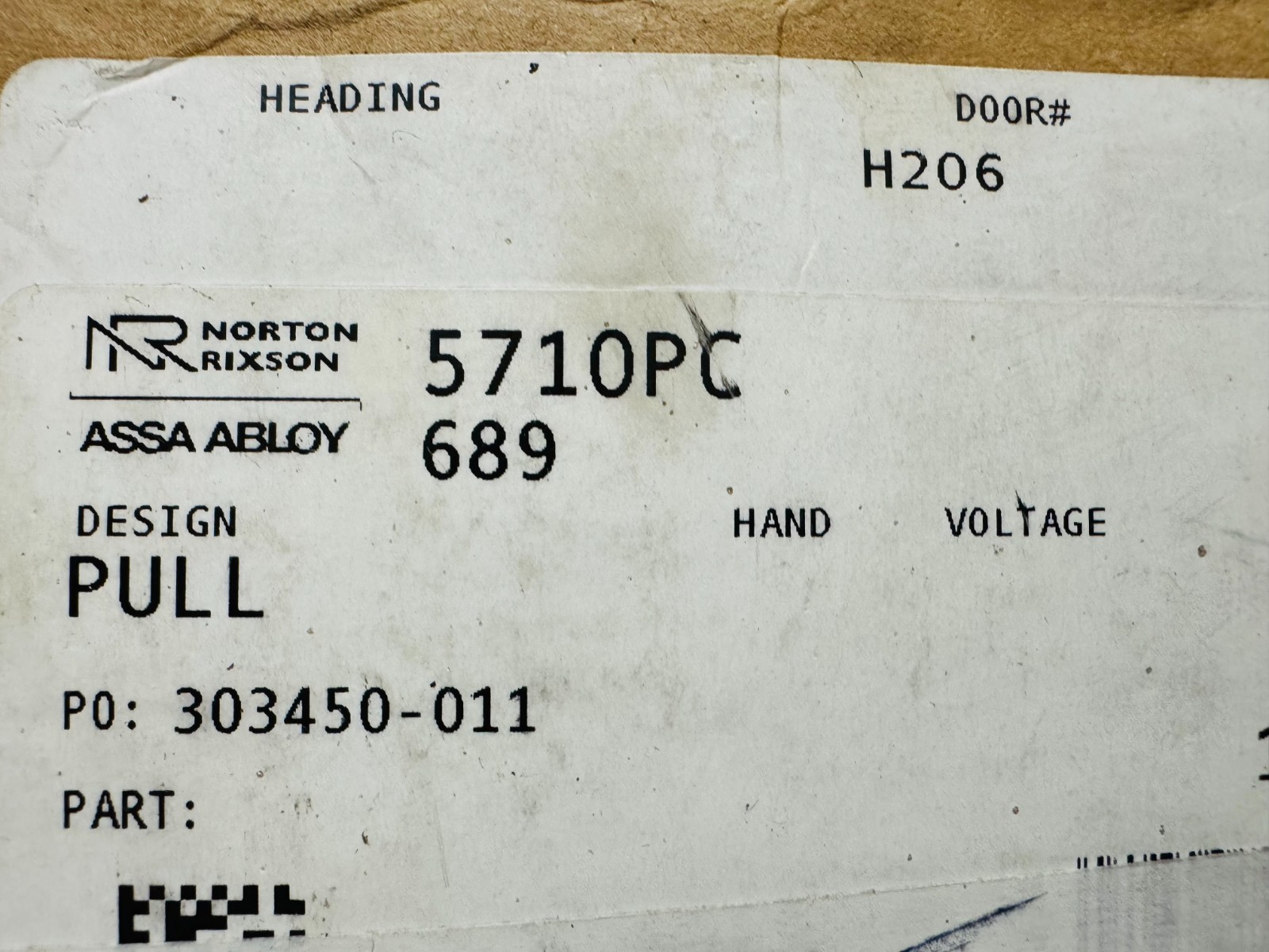 Norton Assa Abloy Power Operator Operated Door Closer Low Energy 5710-PC 689