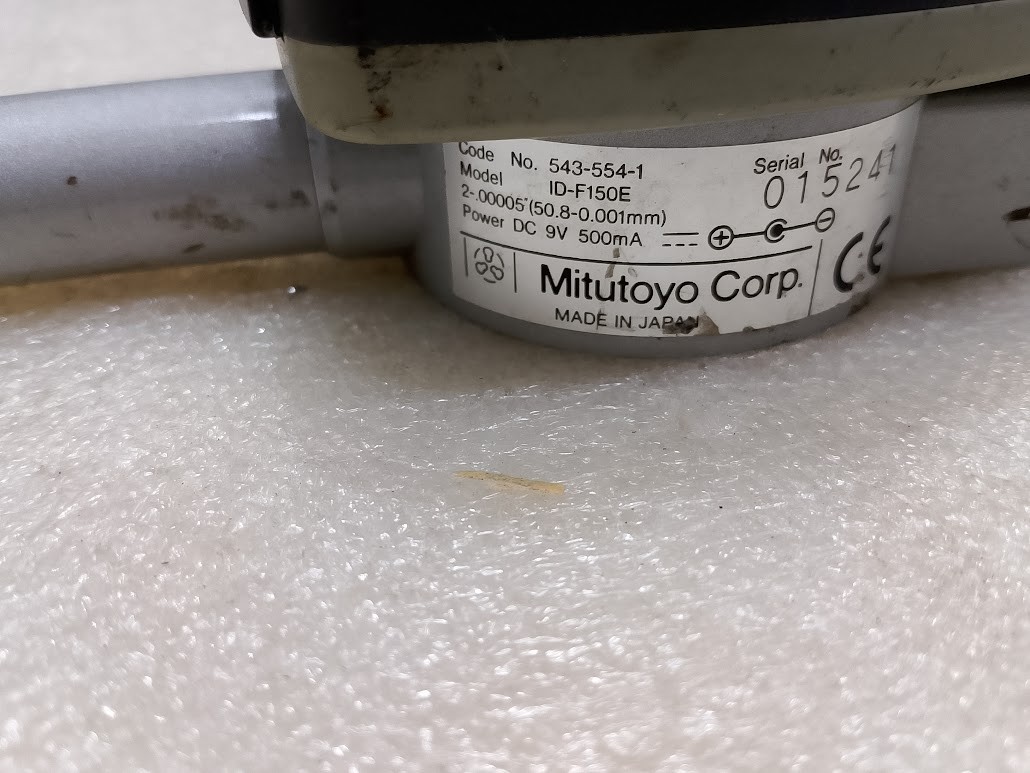 Mitutoyo ID-F150E 543-554-1 Absolute Digital Indicator Tested Working