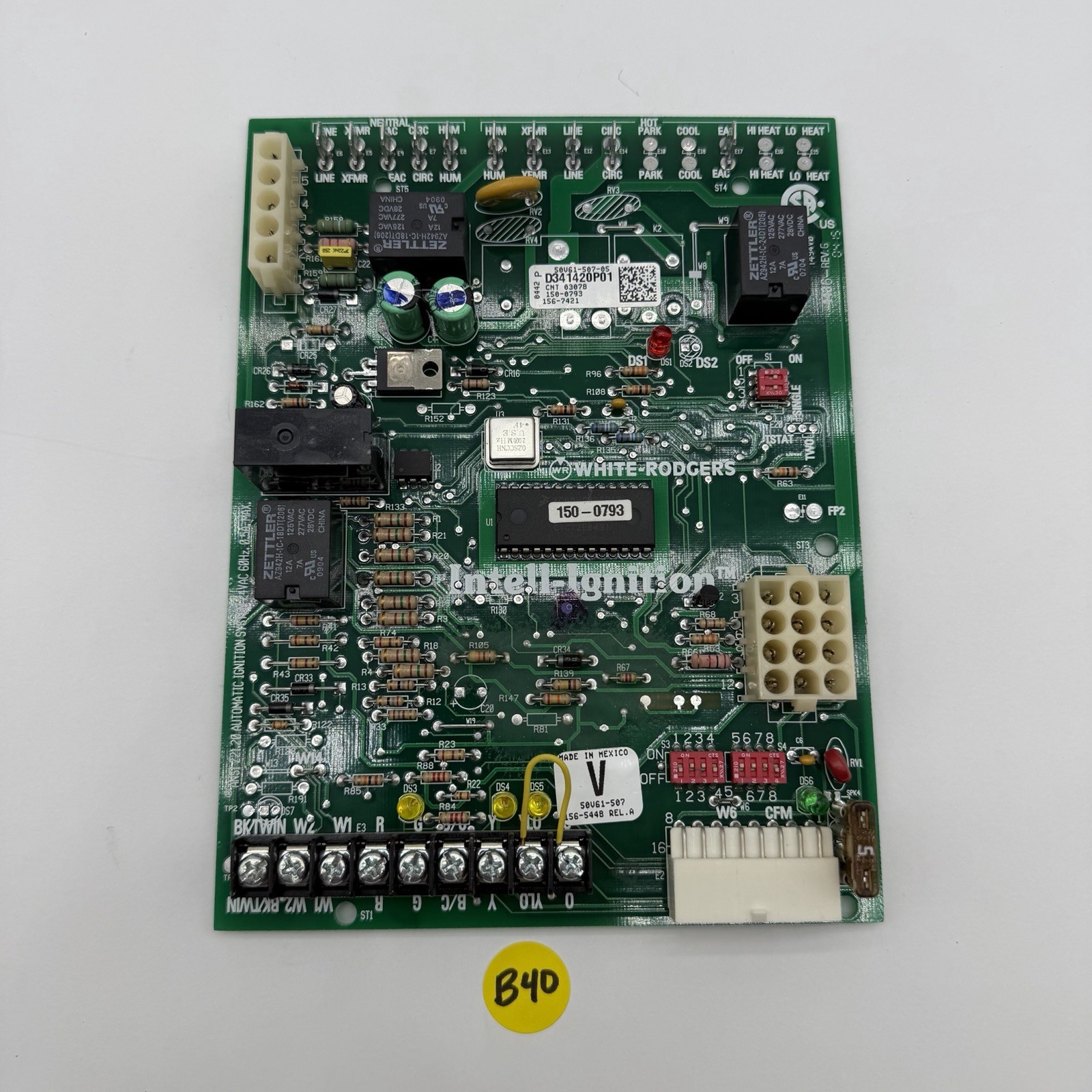 TESTED🔥 50V61-507-05 TRANE White Rodgers Control Board D341420P01 CNT0378