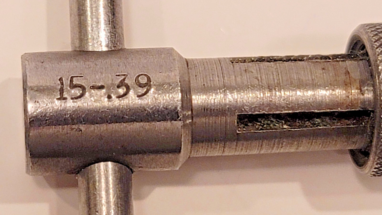 Vintage No. 15-39 T-Handle Tap Wrench 1/4”