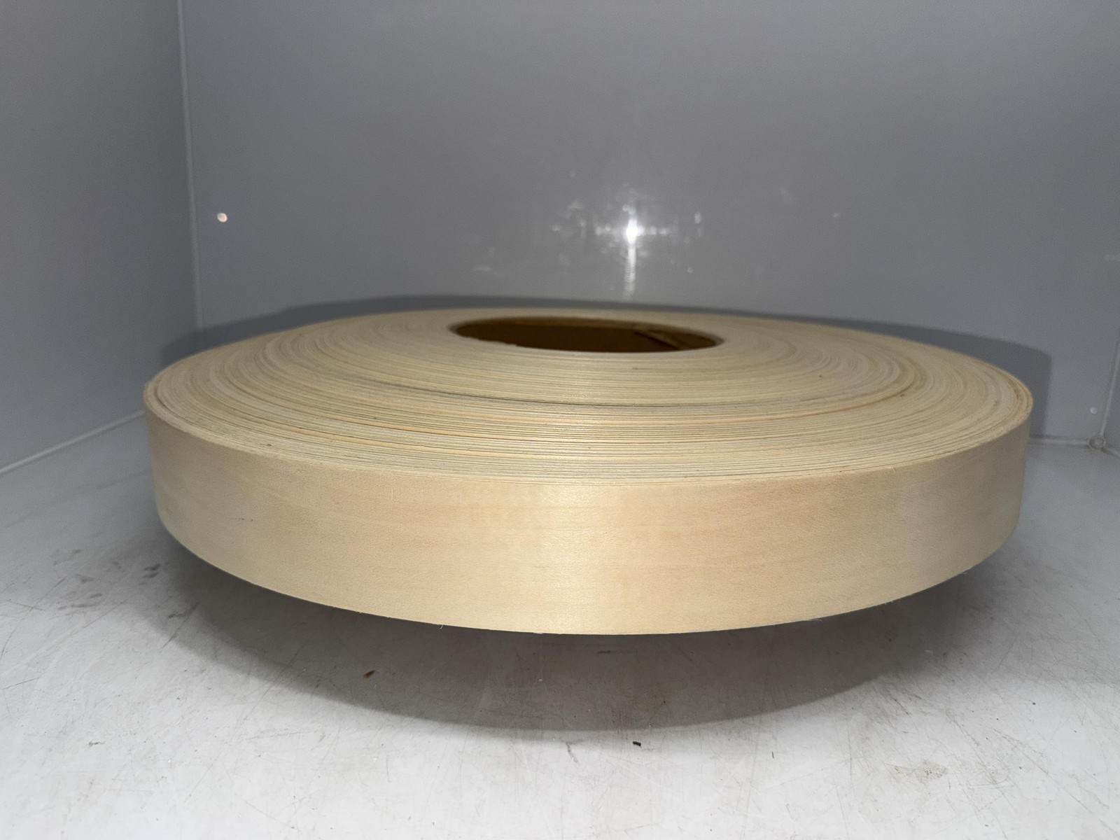 New Roll of GPS / White Birch Veneer Edging 2″ x 12000″ 1/64″ thick .02″ & .5mm