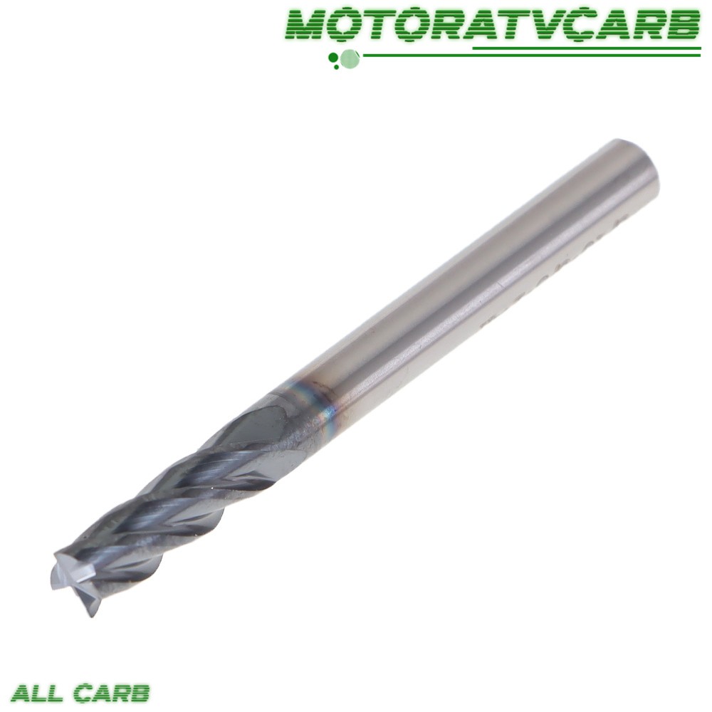 ALL-CARB 5× 3/16″ 4Flute 2″ Overall Length Regular Carbide End Mill TiALN COATED