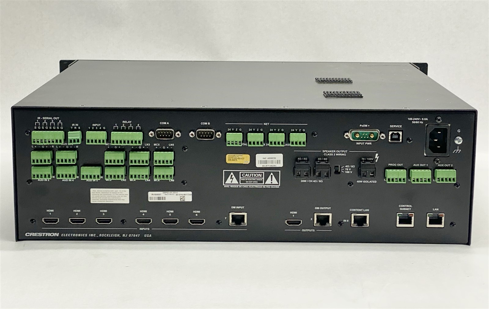 Creston 3-Series DMPS3-4K-250-C 4K Digital Media Presentation System