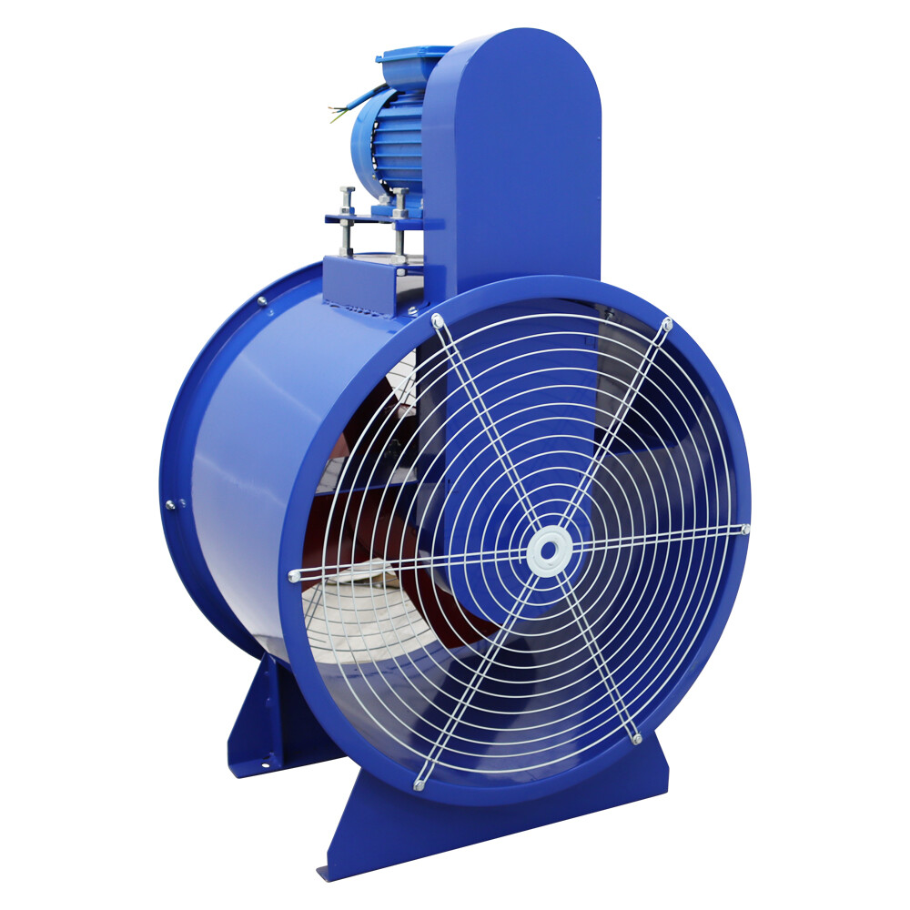 24″ Dia Electric Tube Axial Fan Paint Room Exhaust Fan 1500W 1450r/min 220V