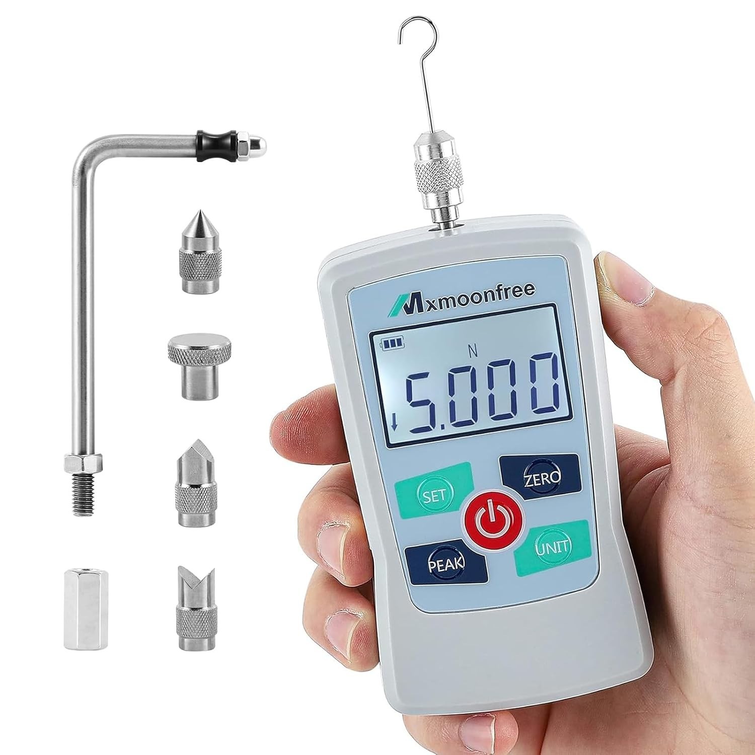 5N Digital Force Gauge Push Pull Tester Portable with Case | Auto Backlit LCD…