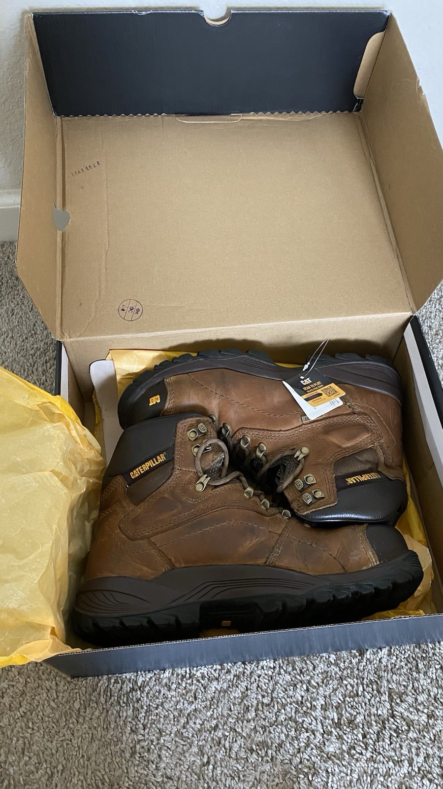Caterpillar Steel Toe EH Work Boots Men’s 10 Medium (D/M) P89940
