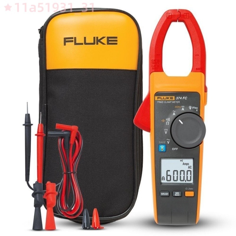 Fluke 374 FC Fluke 374FC 600A AC/DC TRMS Wireless Clamp Meter New