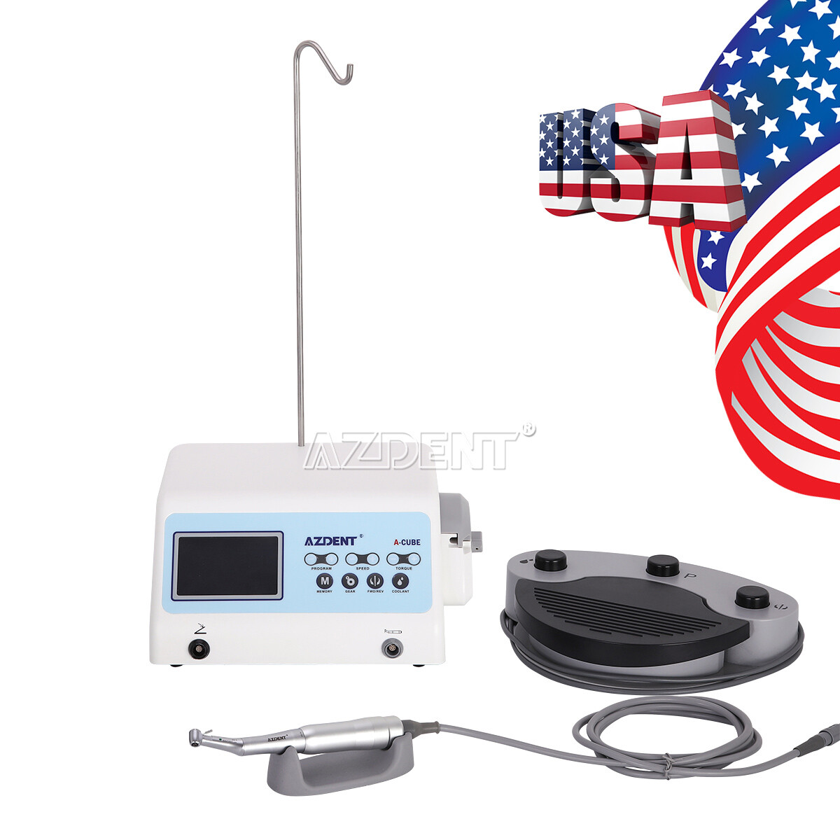 Dental Implant Machine System Surgical Brushless Drill Motor 20:1 Handpiece