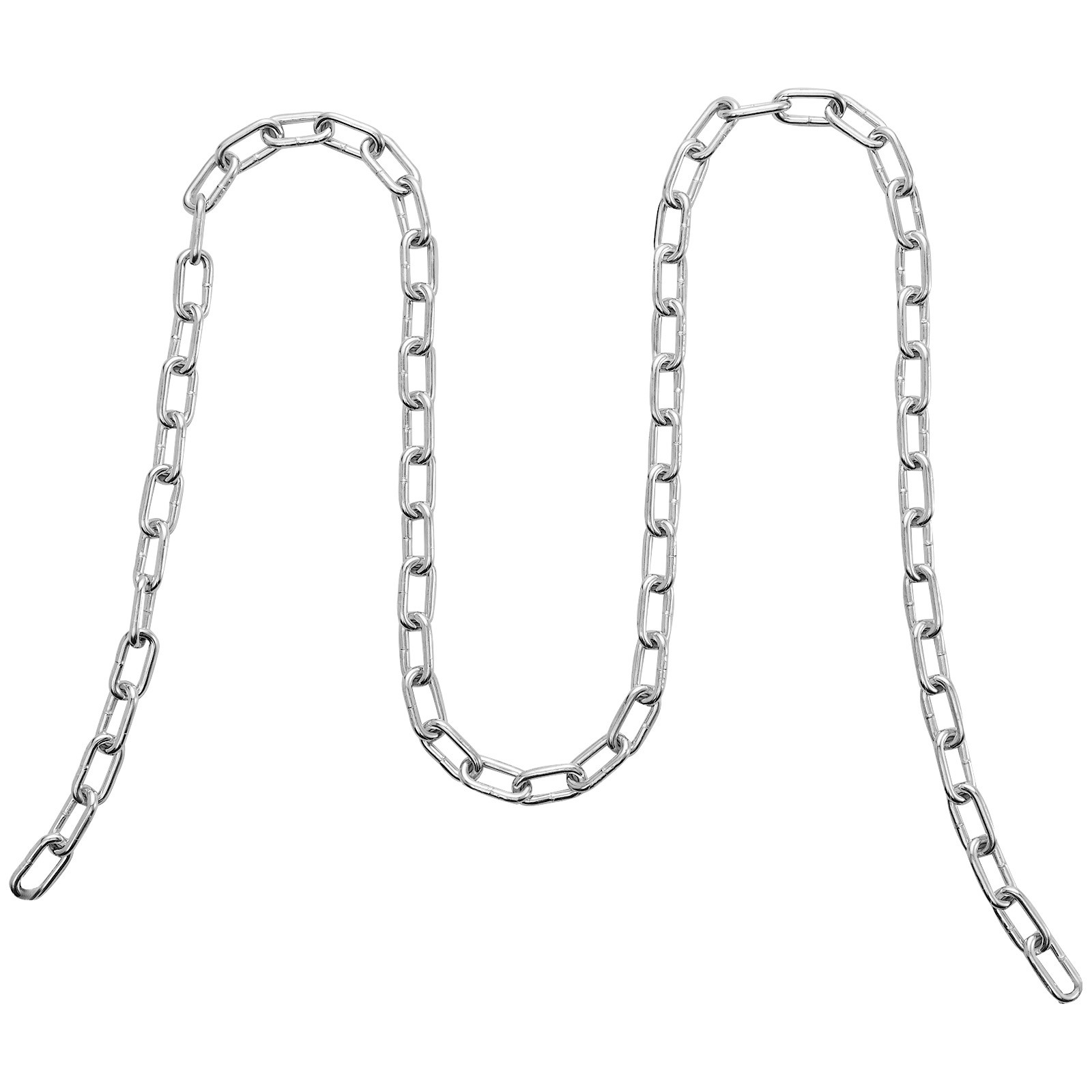 VEVOR 1/4″ 100′ Proof Coil Chain Zinc Plated Galvanized Towing Guard Rails G30