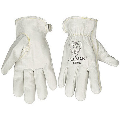 Tillman 1424 Top Grain Protective Cowhide Leather Drivers Safety Work Gloves