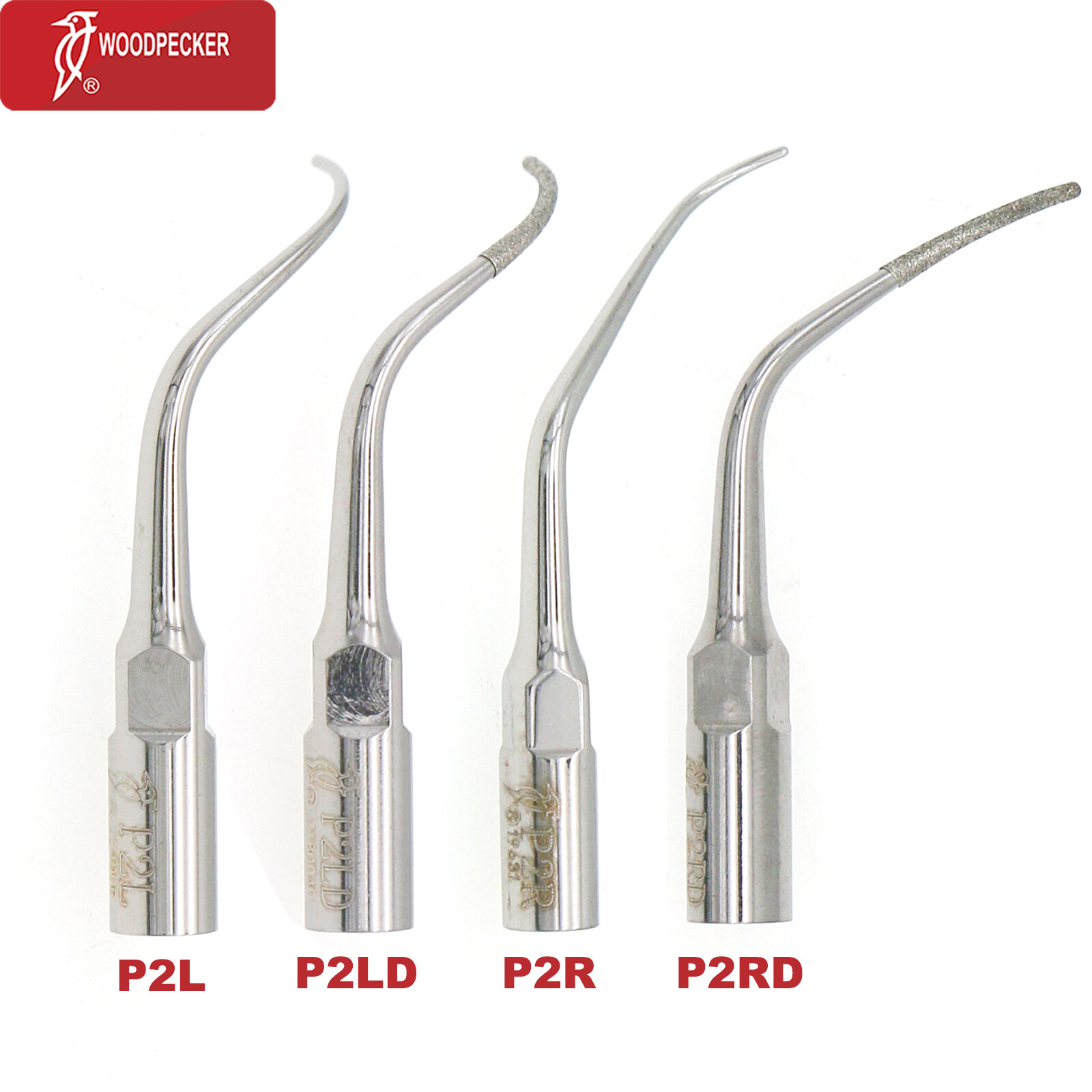 Woodpecker Dental Ultrasonic Scaler Tips Endo Perio Root Canal Fit EMS Handpiece