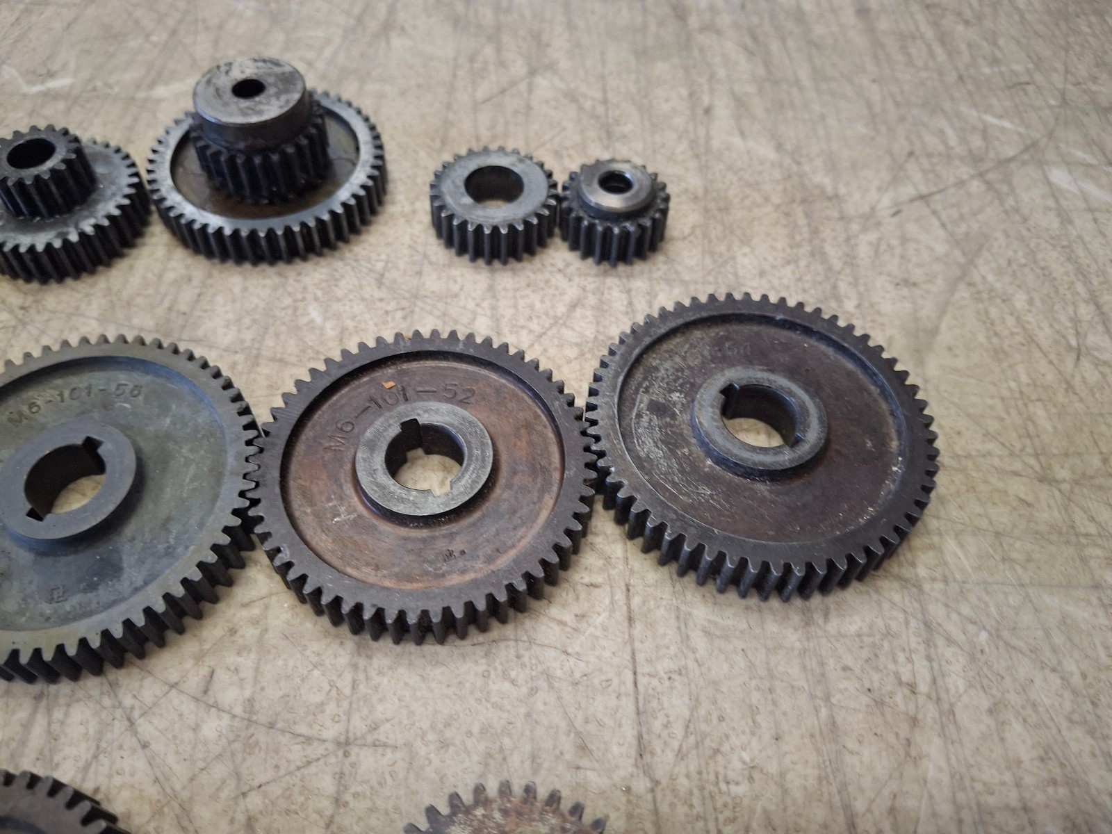 Vintage 6″ Lathe Atlas 618 Craftsman 109 Change Gear Lot Set 1/2″ Bore