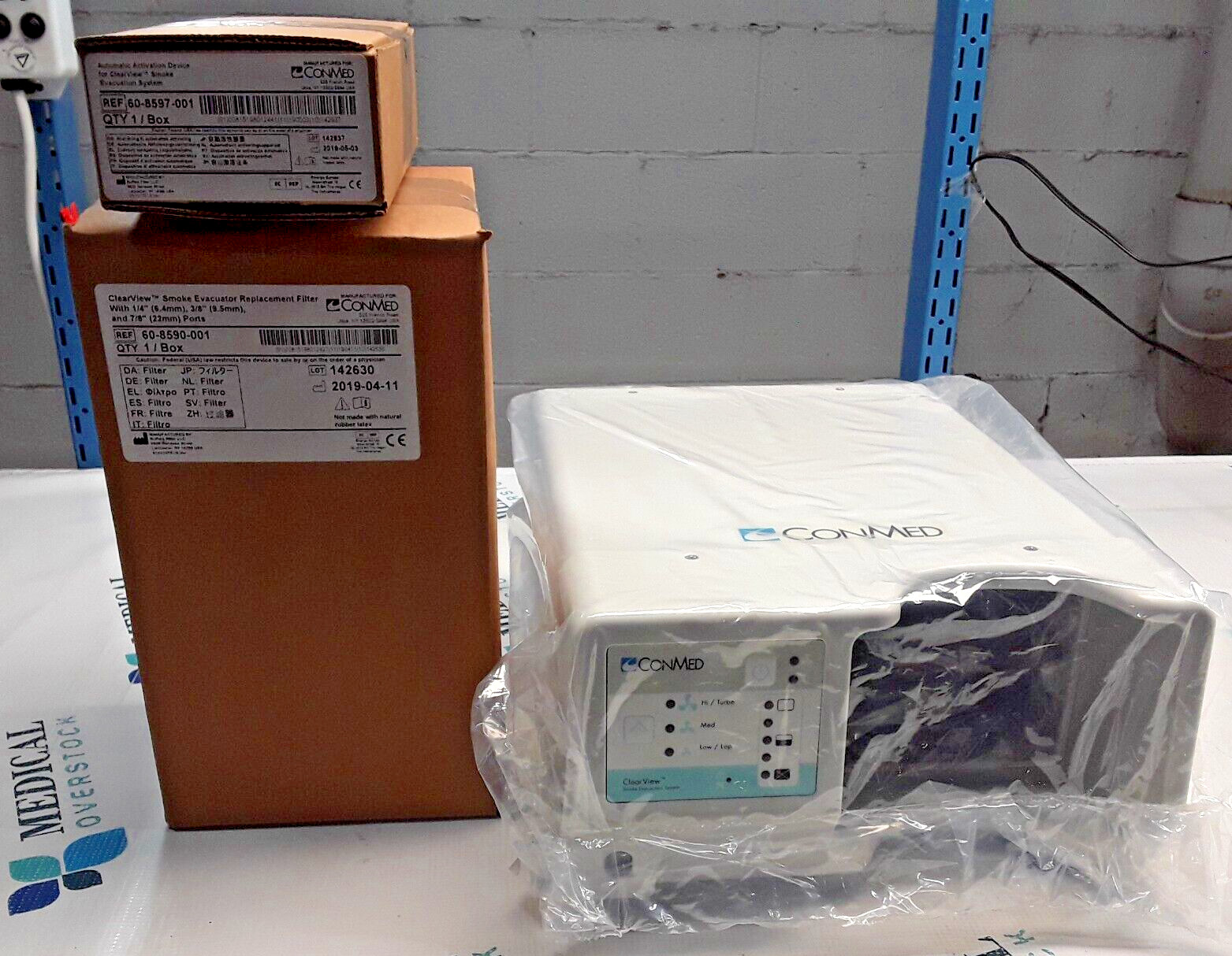 60-8585-120 – CONMED – CLEARVIEW SMOKE EVACUATION UNIT 100V-120V 50/60Hz – NEW