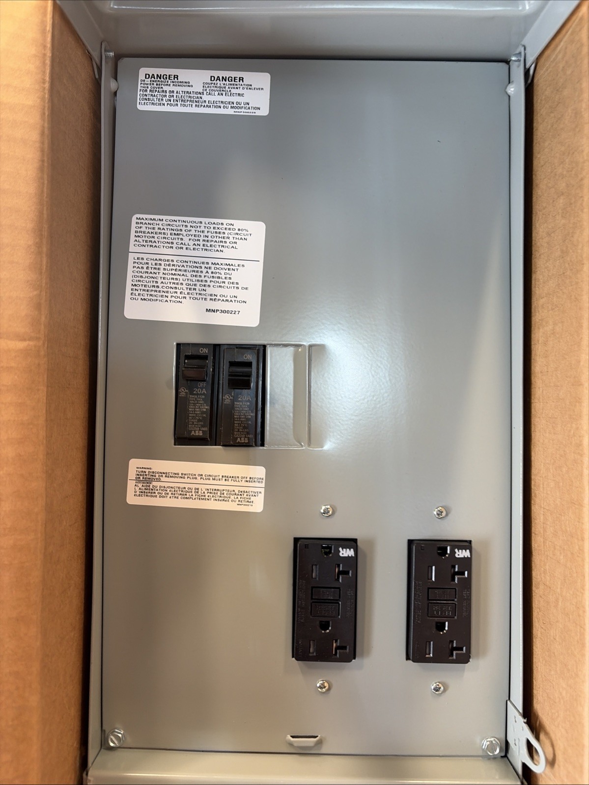 Midwest 100 Amp Outdoor Temporary Power Outlet Metered Underground Feed 120/240V