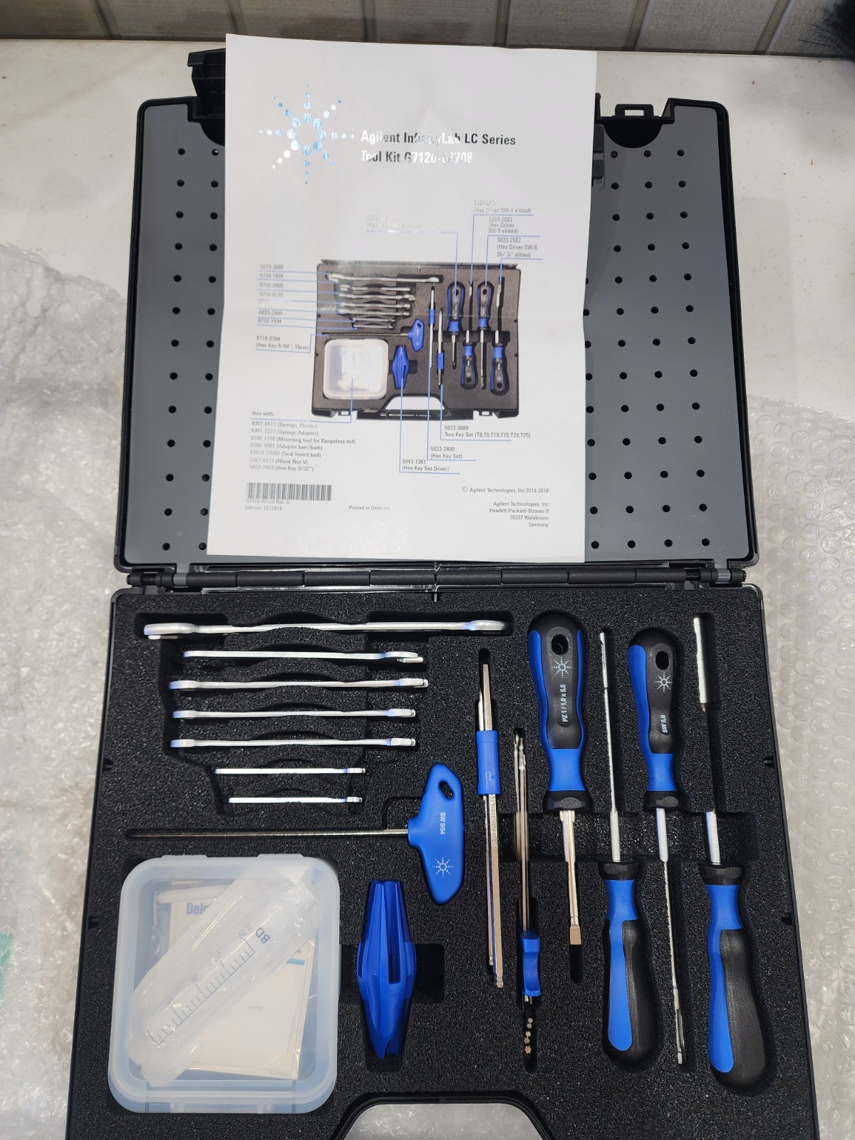 New Agilent InfinityLab System Tool Kit G7120-68708