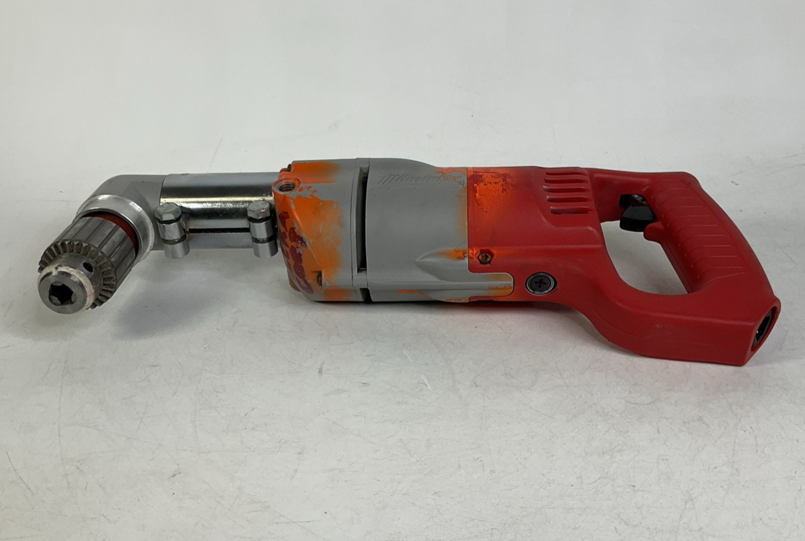 Milwaukee 1/2″ Drill 48-06-2871 With Right Angle Drive 1107-1 With Metal Case
