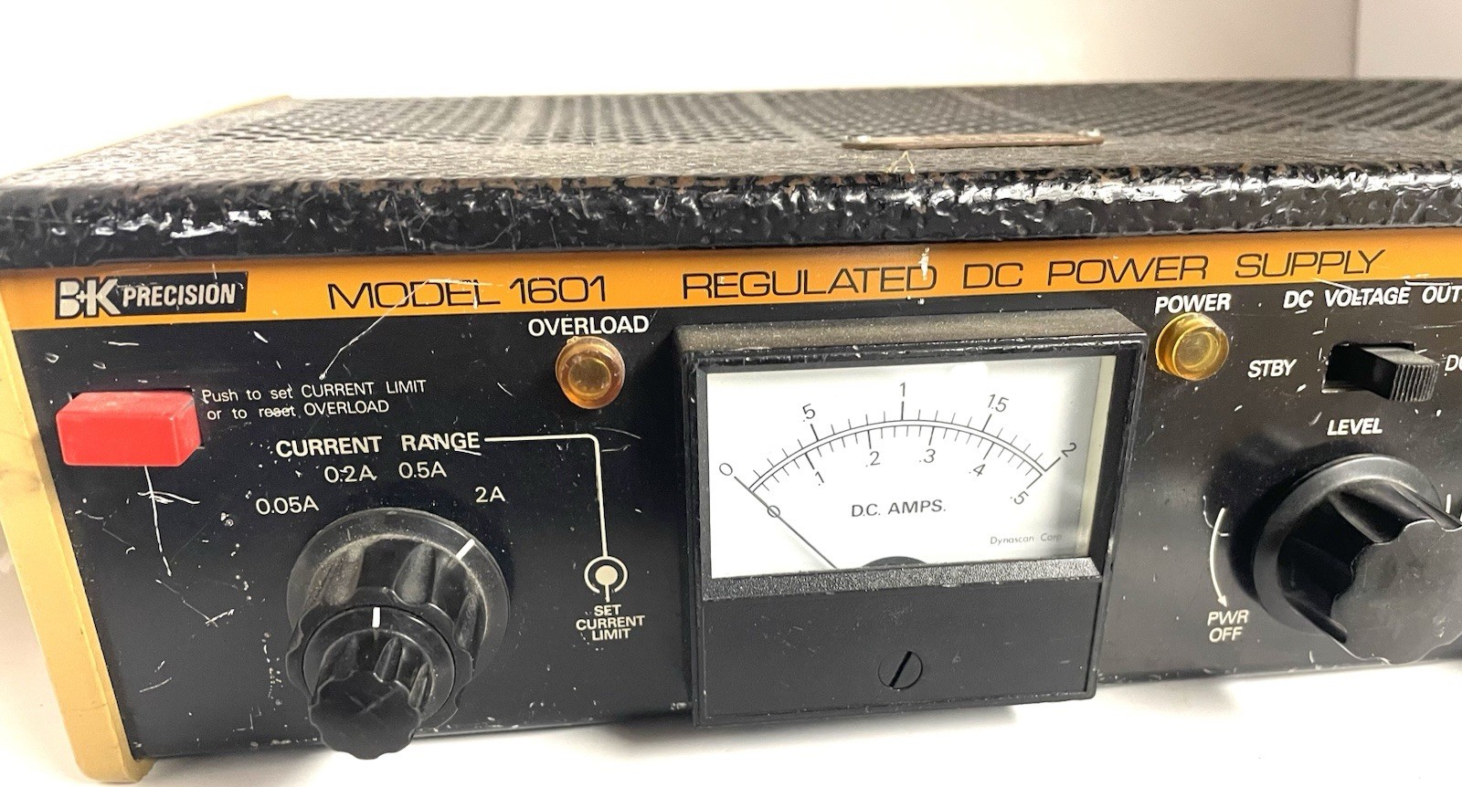 Vintage BK PRECISION Dynascan Model 1601 Regulated DC Power Supply 0-50V 2 Amp