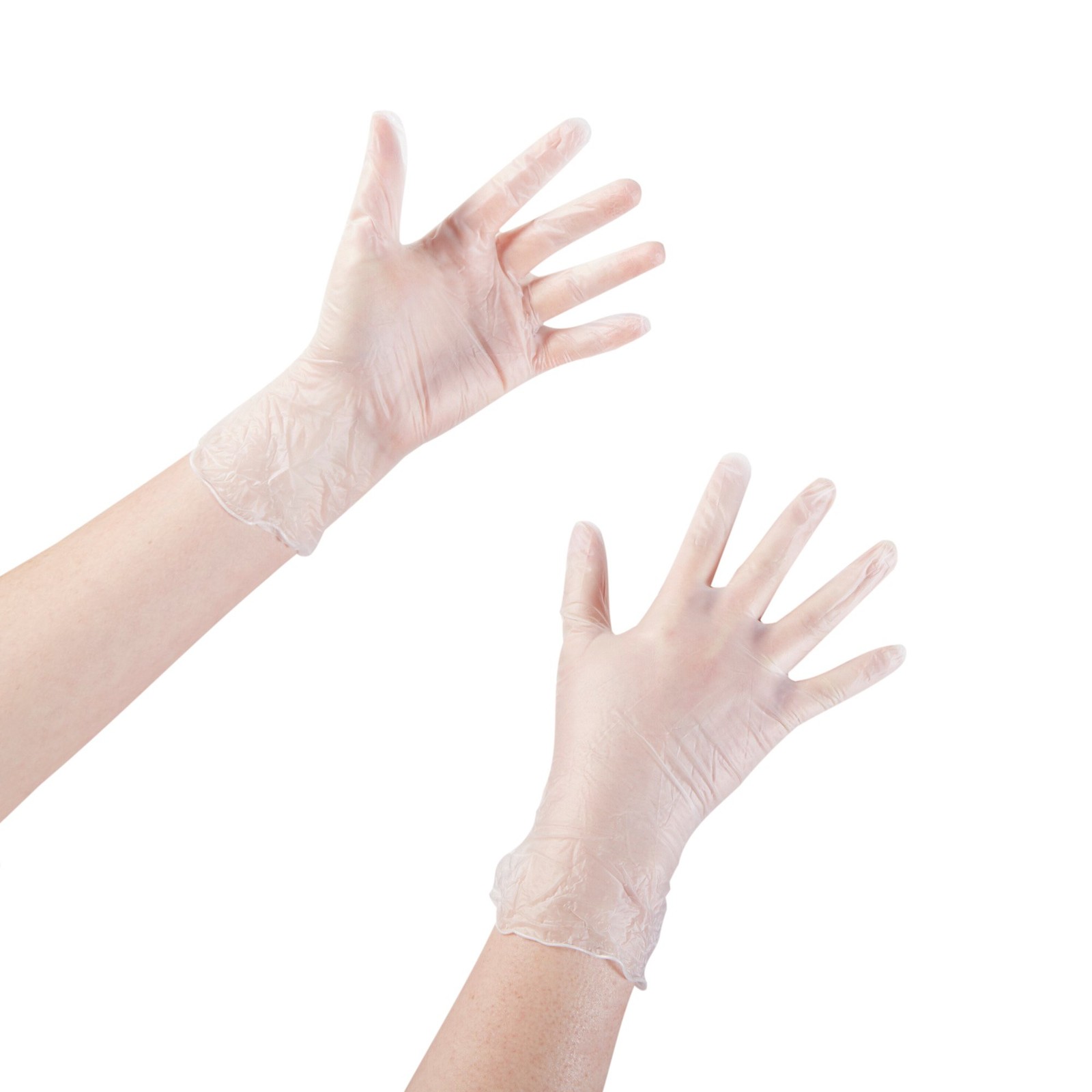 McKesson Vinyl Exam Glove Standard Cuff Length LARGE 150 per Box