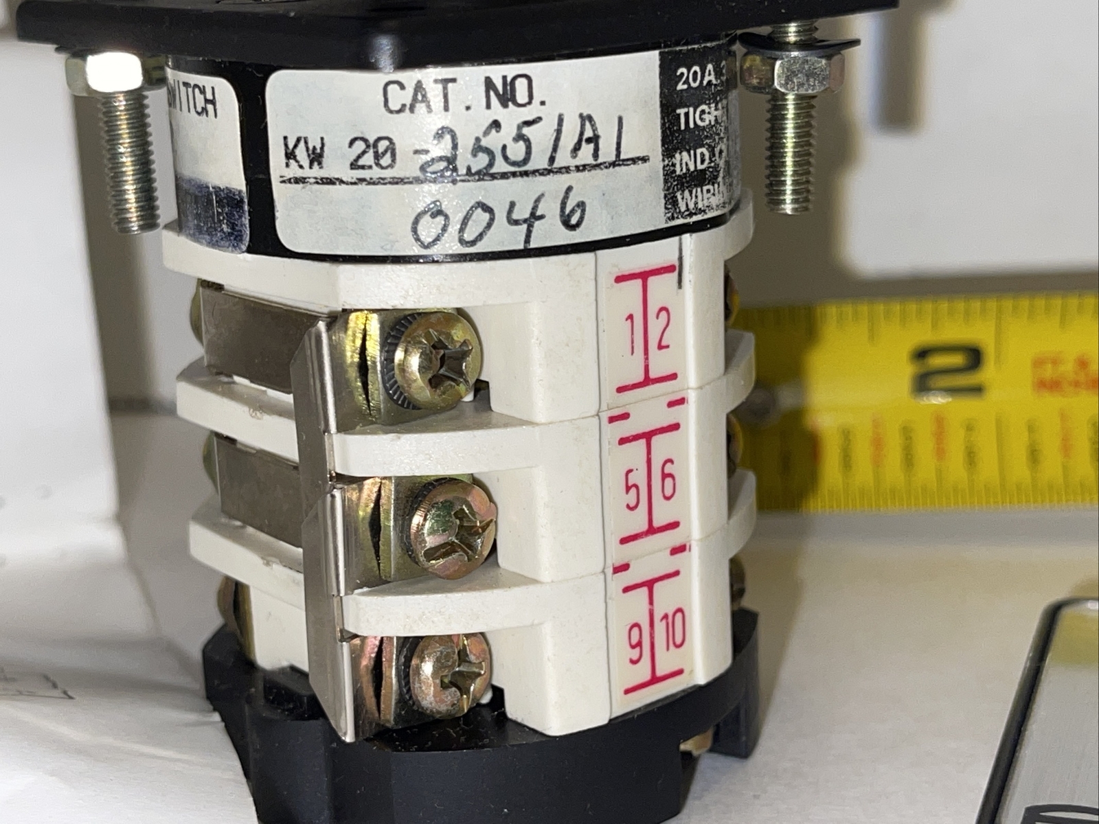 Electroswitch KW20-2551A New Surplus