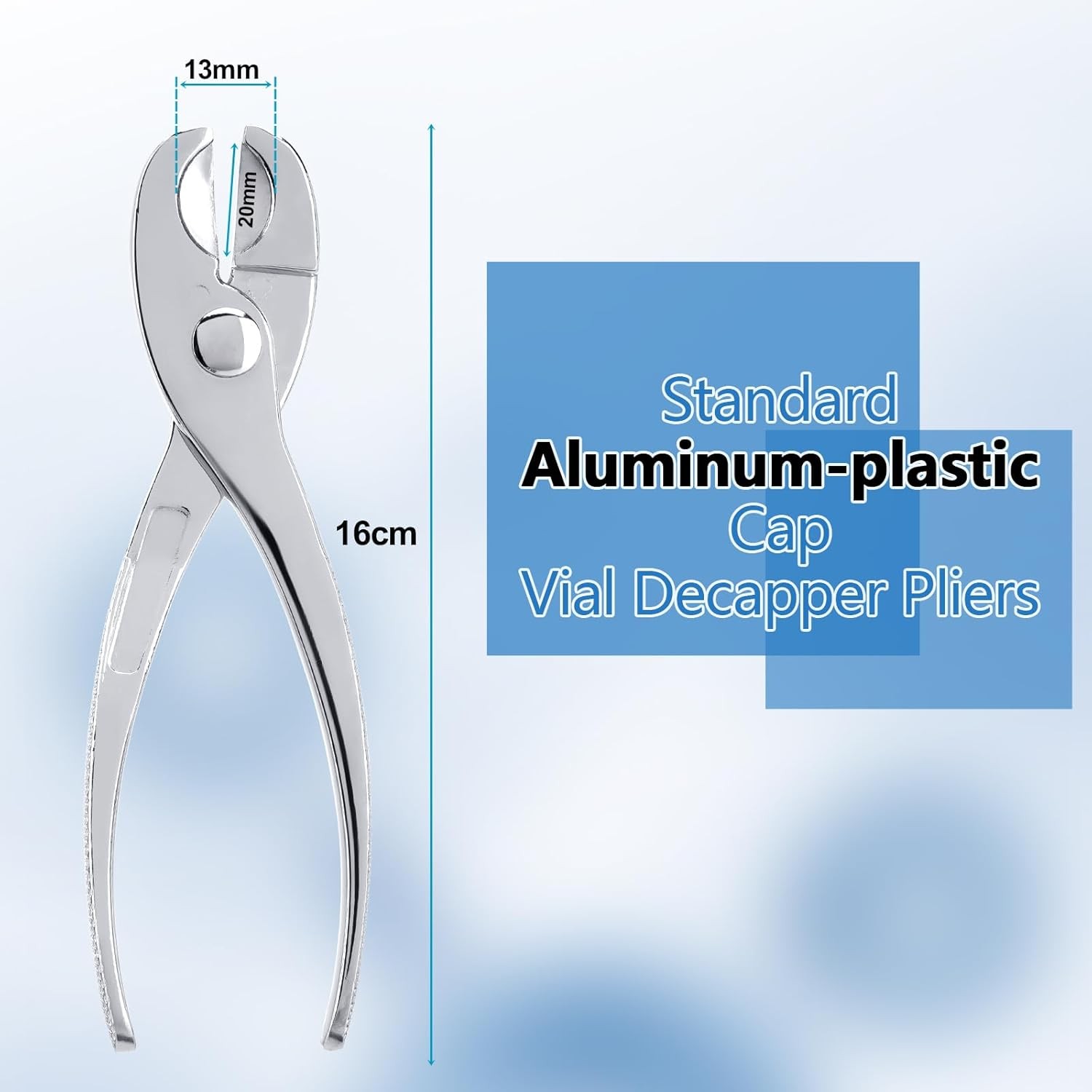 13-20 mm Vial Decapper Zinc Alloy Manual Vial Opener Bottle Decapper