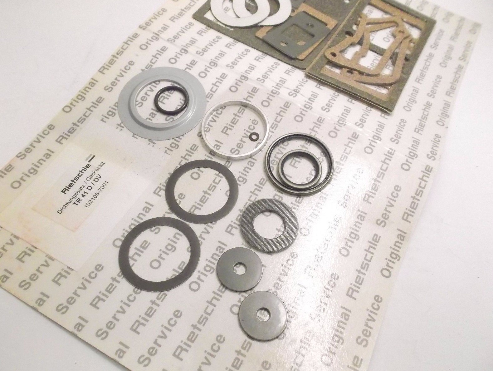 Rietschle 102105-7001 Gasket / Rebuild Kit (TR-41-D / DV) Prepaid Shipping