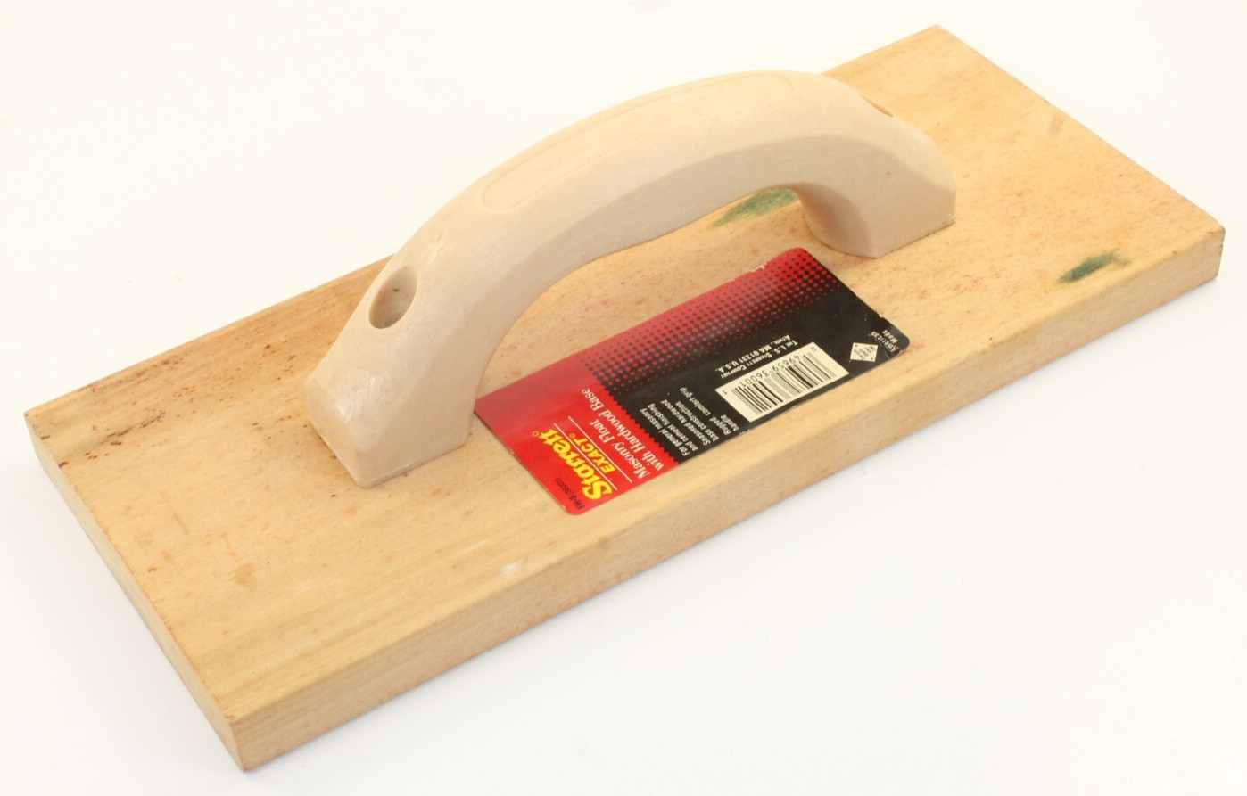 Starrett Exact Comfort Grip Handle Hand Float Masonry Tool USA 12″ x 5″ Hardwood