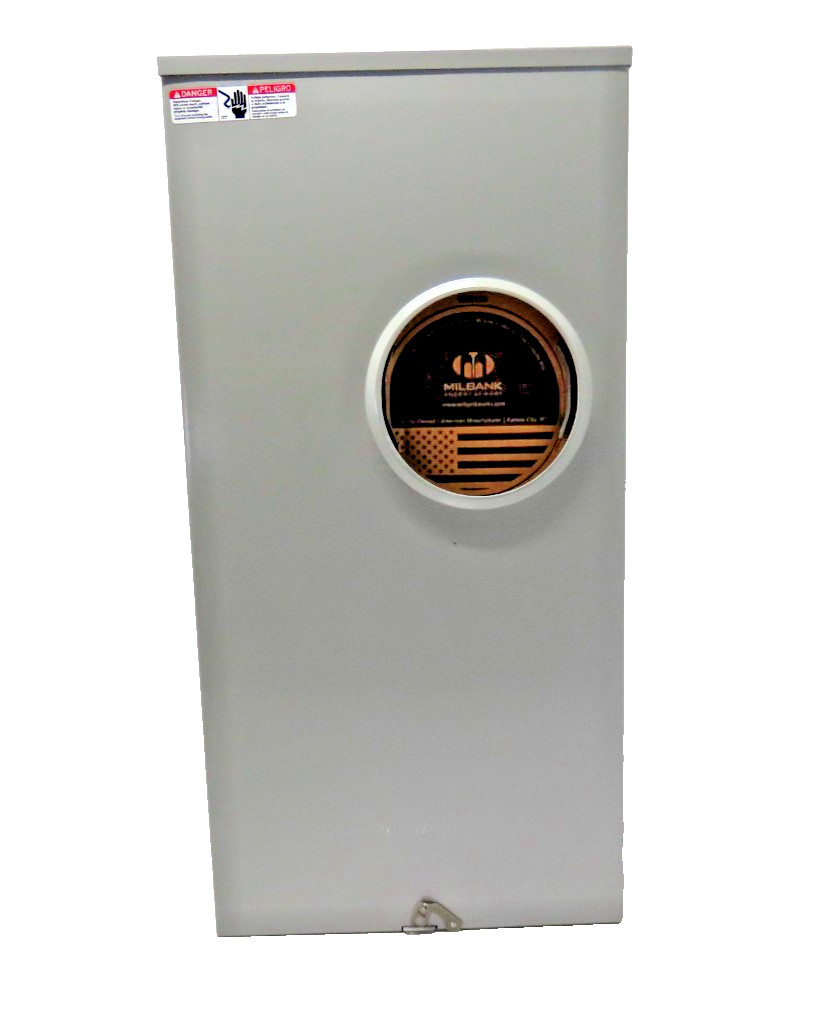 MILBANK #1098583 U1797-O-K3L-K2L METER BOX 320 Amp 4T-RL-BYPS UG